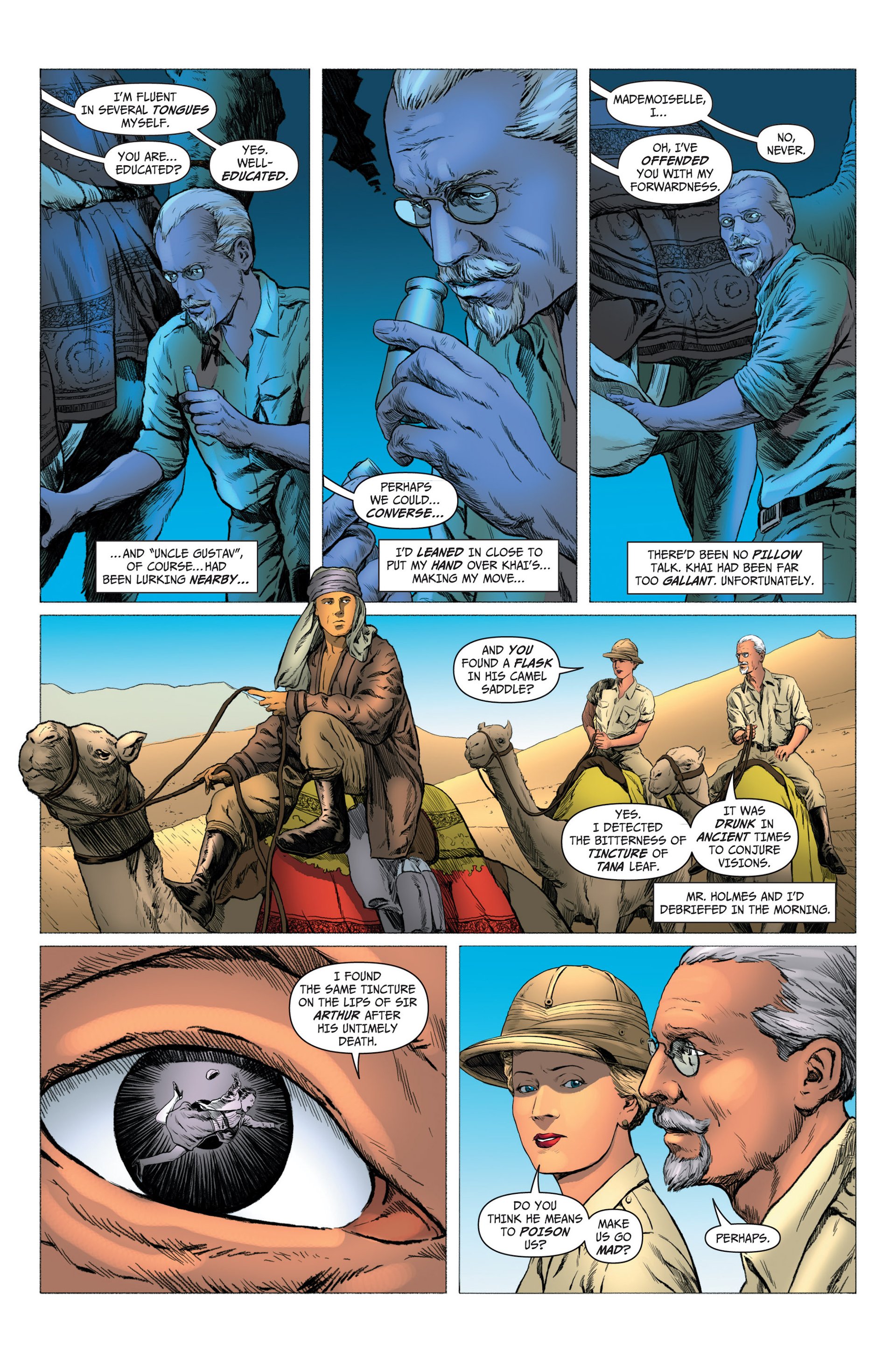 Read online Domino Lady/Sherlock Holmes comic -  Issue #1 - 13