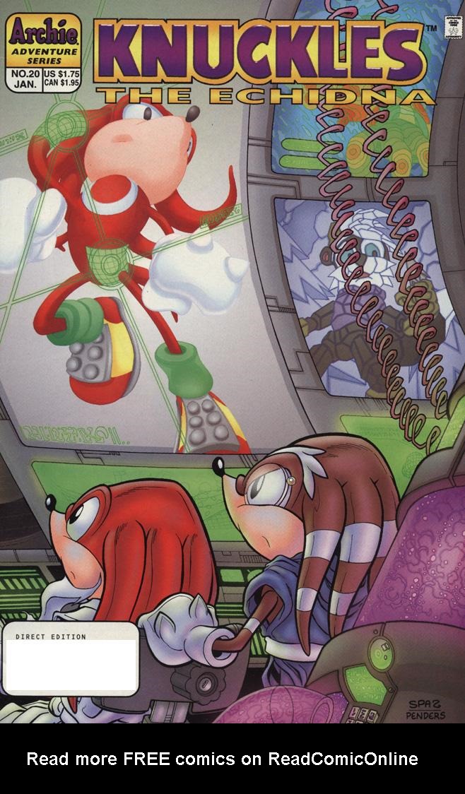 Read online Knuckles the Echidna comic -  Issue #20 - 1