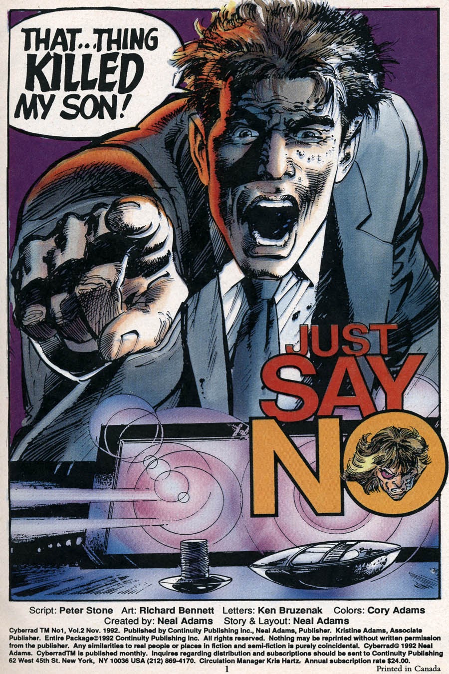 Read online CyberRad (1992) comic -  Issue # Full - 2