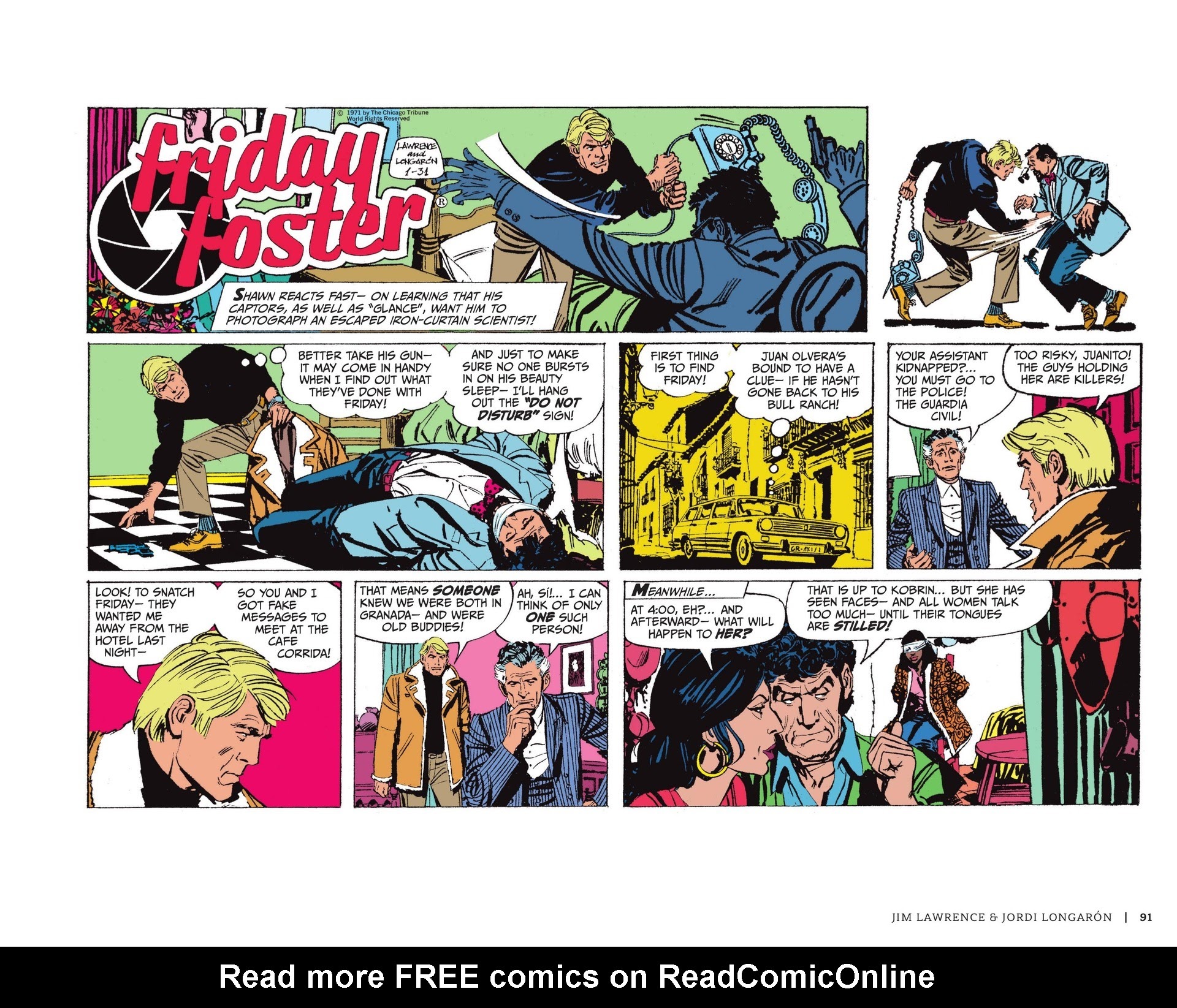 Read online Friday Foster: The Sunday Strips comic -  Issue # TPB (Part 1) - 92