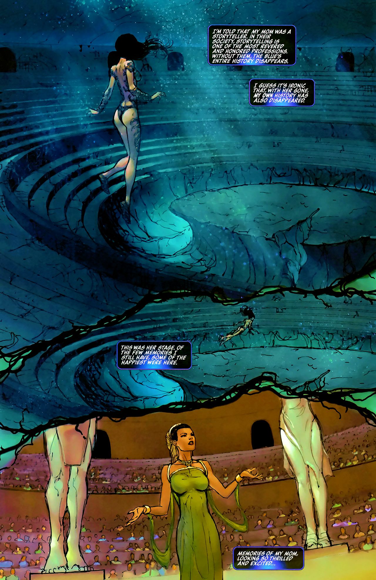 Read online Fathom: Blue Descent comic -  Issue #0 - 8