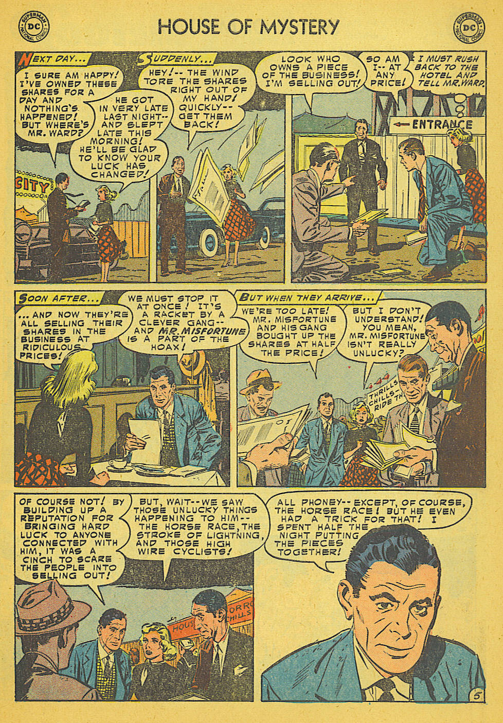 Read online House of Mystery (1951) comic -  Issue #33 - 7