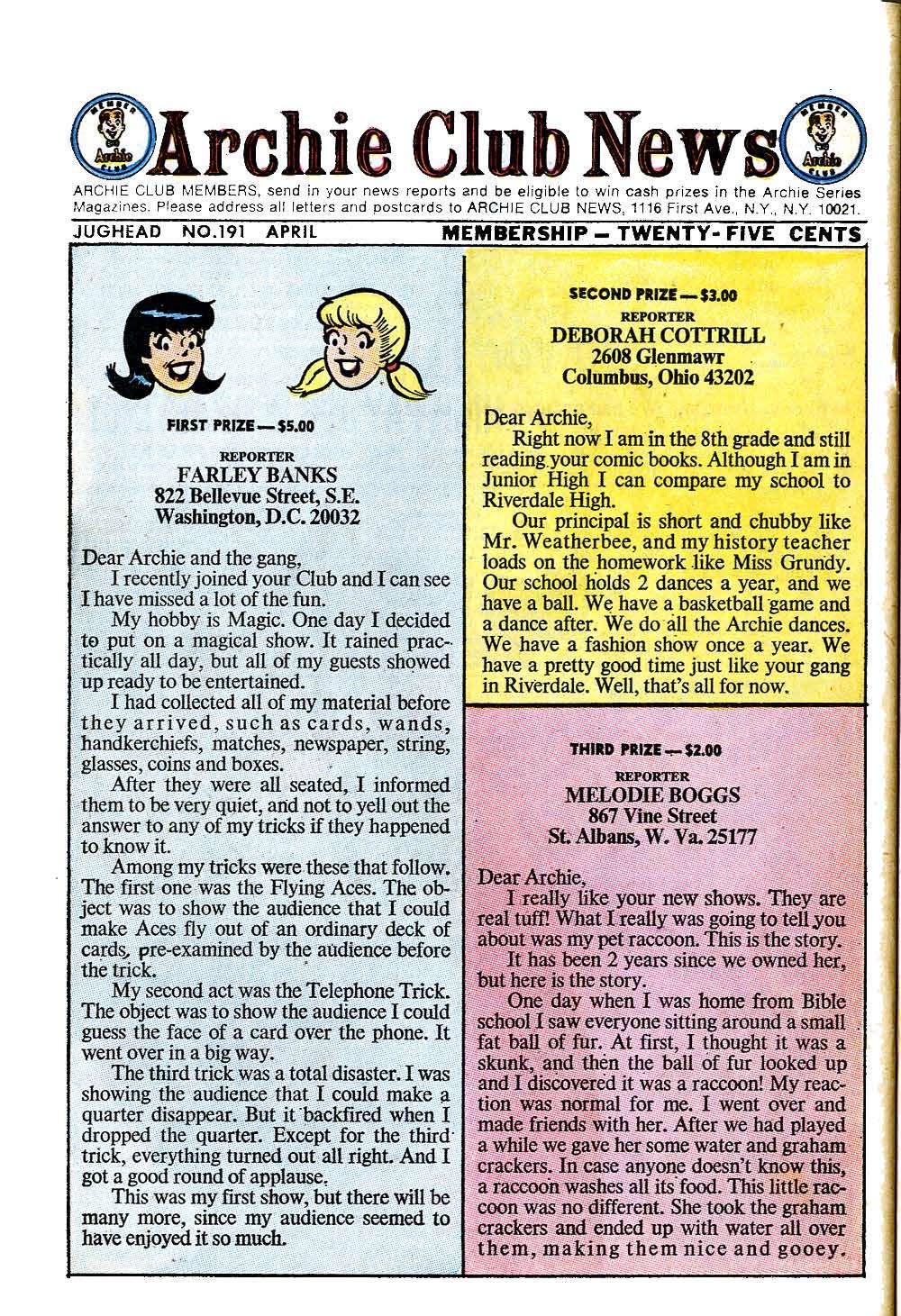 Read online Jughead (1965) comic -  Issue #191 - 26