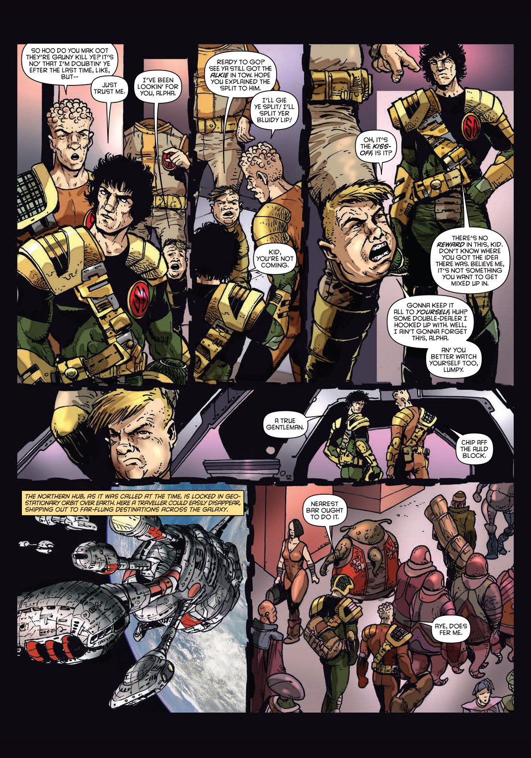 Read online Strontium Dog: The Life and Death of Johnny Alpha: The Project comic -  Issue # TPB - 99