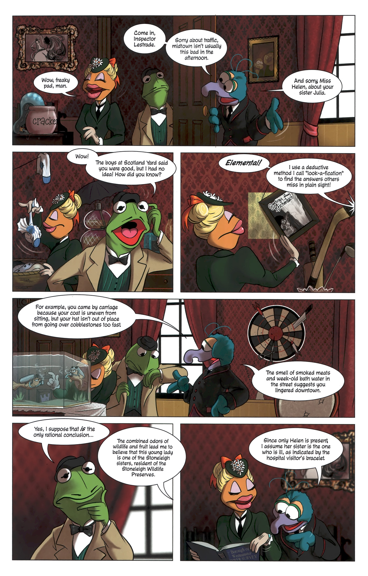 Read online Muppet Sherlock Holmes comic -  Issue #1 - 5