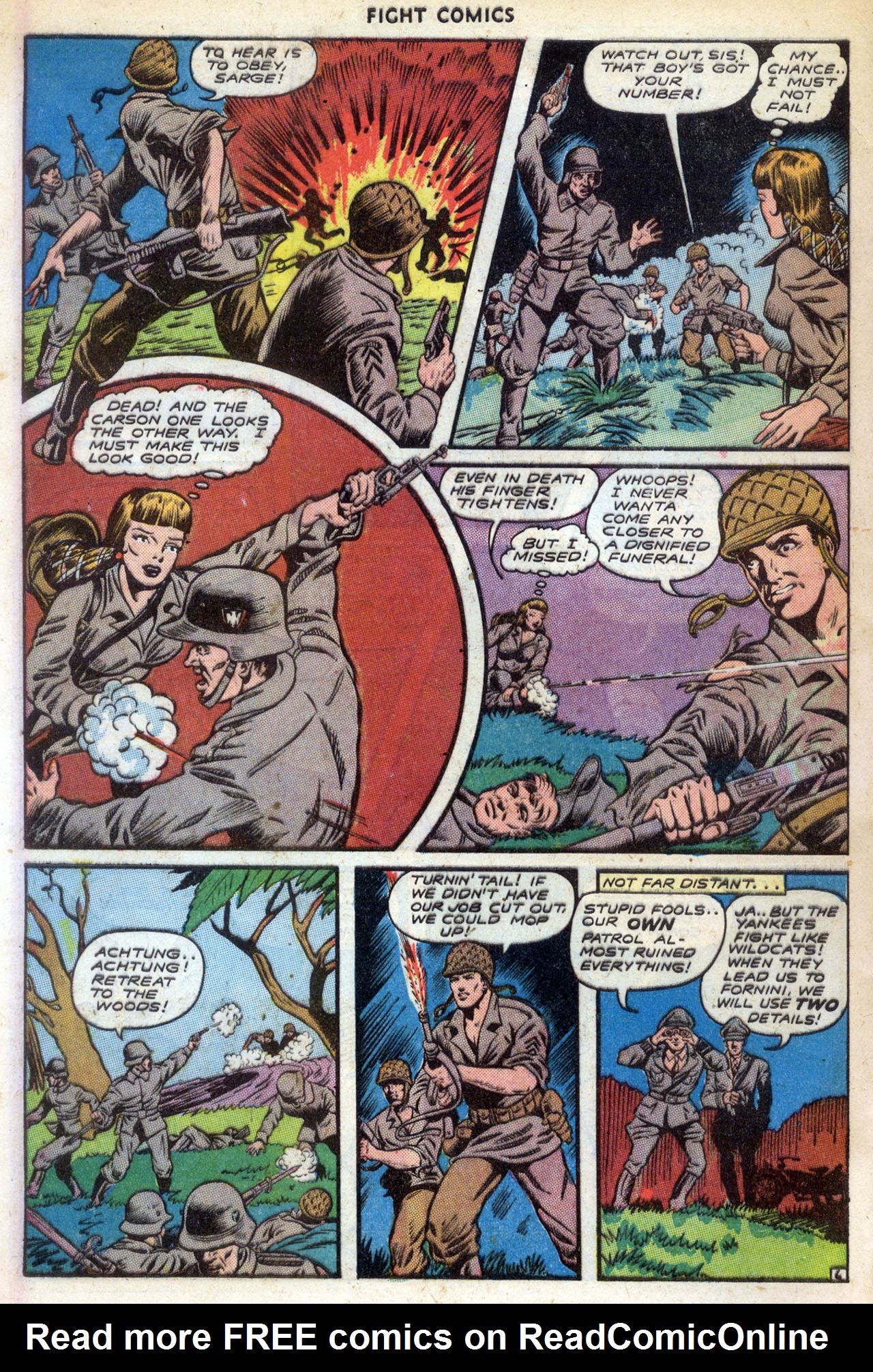 Read online Fight Comics comic -  Issue #34 - 8