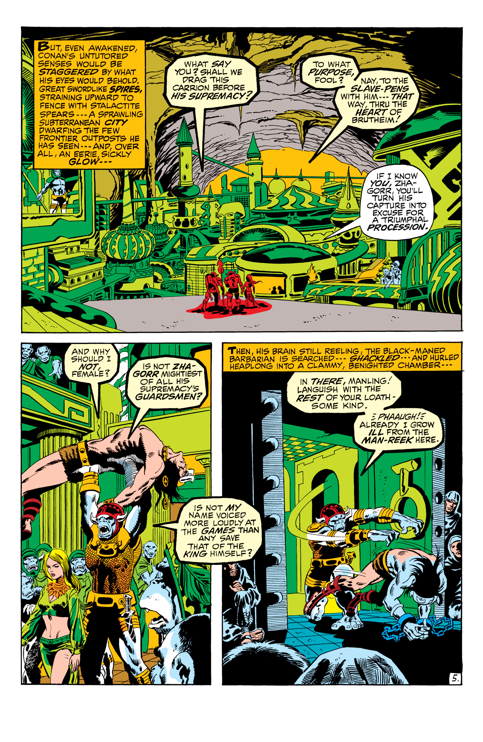 Read online Conan The Barbarian Epic Collection: The Original Marvel Years - The Coming Of Conan comic -  Issue # TPB (Part 1) - 38
