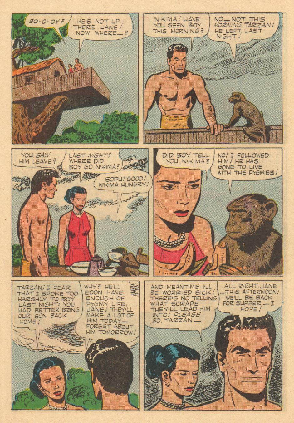 Read online Tarzan (1948) comic -  Issue #89 - 23