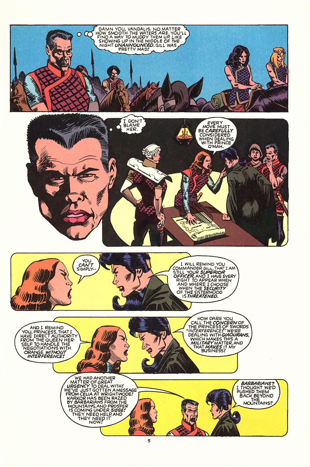 Read online Sisterhood of Steel comic -  Issue #6 - 6