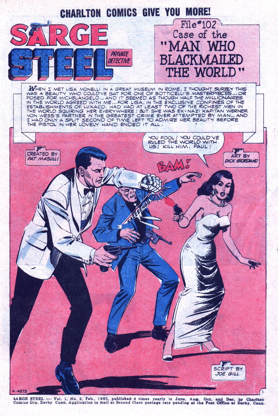 Read online Sarge Steel comic -  Issue #2 - 3