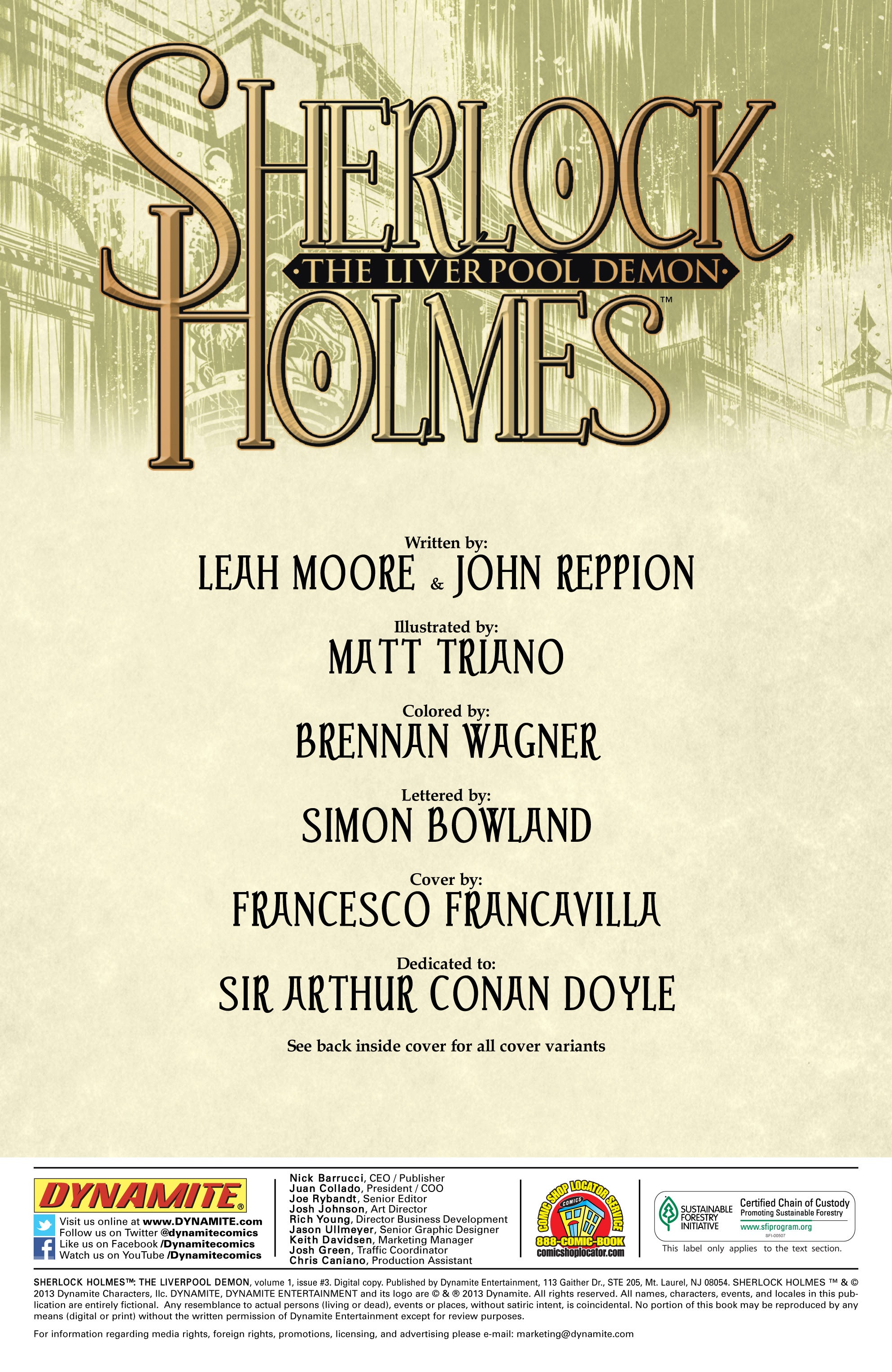 Read online Sherlock Holmes: The Liverpool Demon comic -  Issue #3 - 2