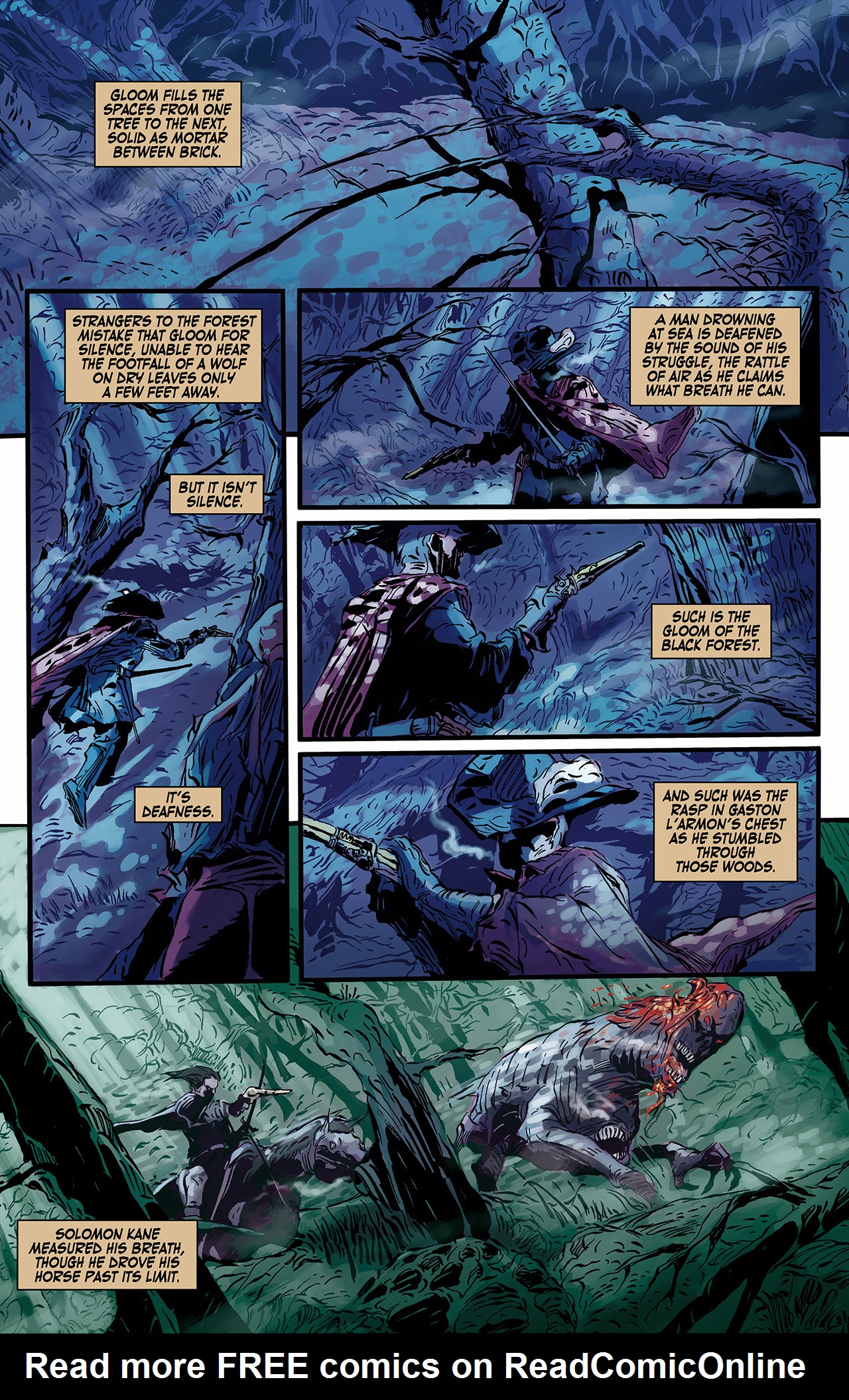 Read online Solomon Kane: Death's Black Riders comic -  Issue #1 - 14