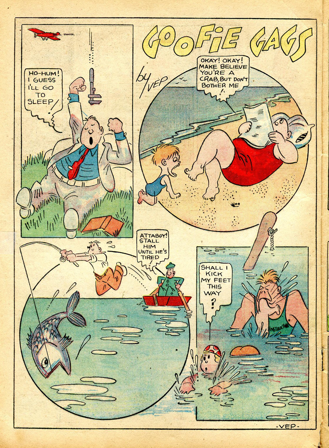 Read online Famous Funnies comic -  Issue #37 - 4