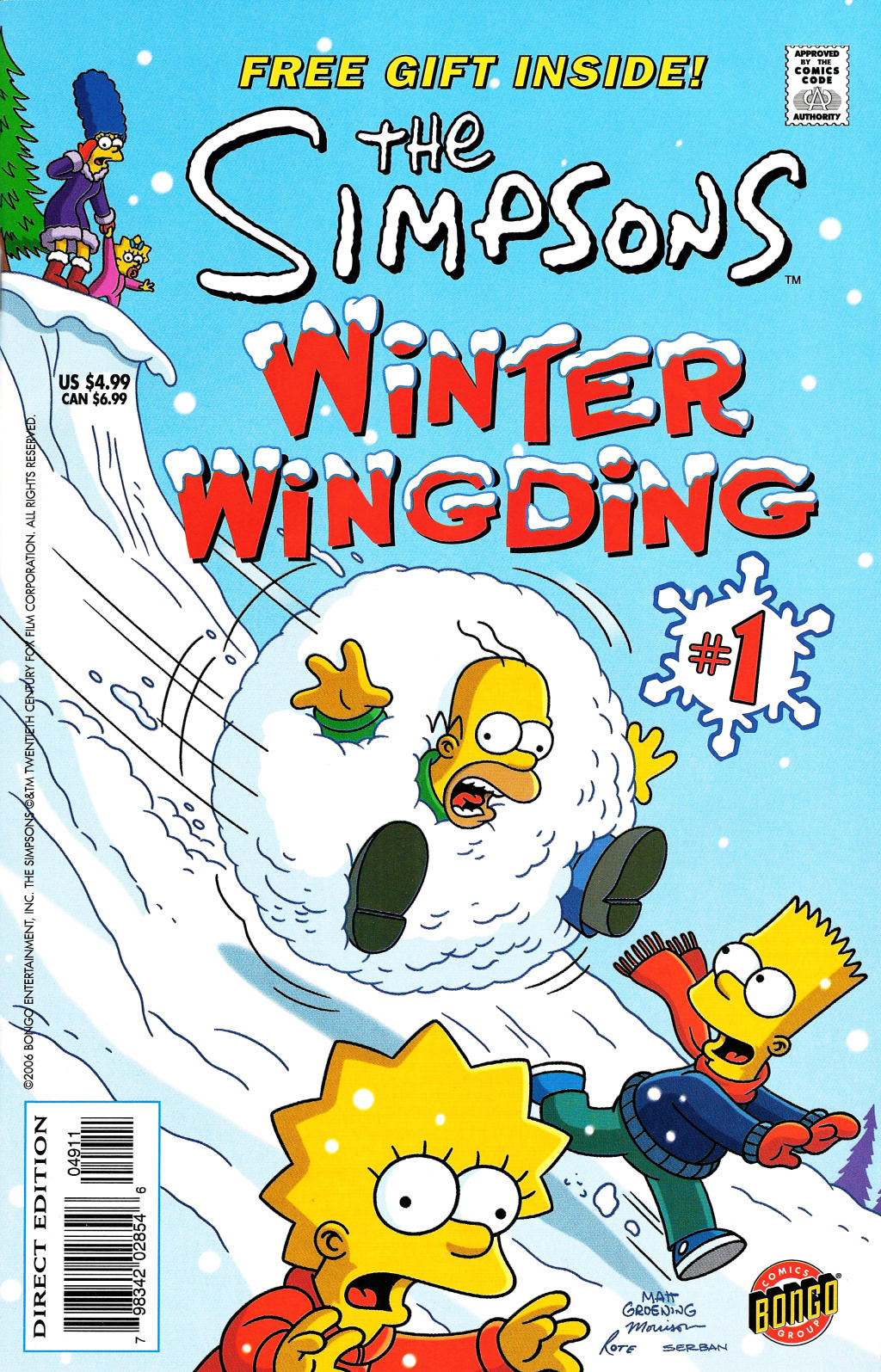 The Simpsons Winter Wingding issue 1 - Page 1