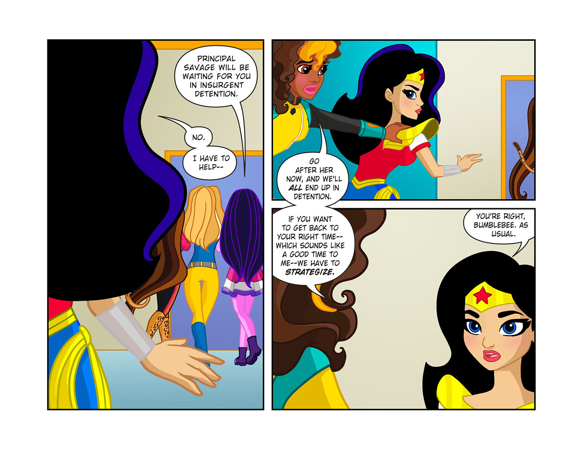 Read online DC Super Hero Girls: Past Times at Super Hero High comic -  Issue #5 - 15
