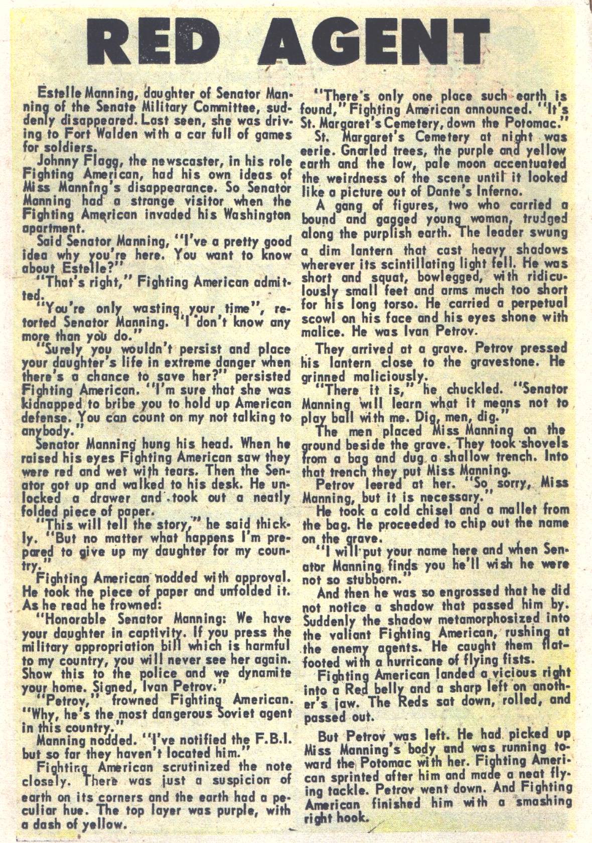 Read online Fighting American (1954) comic -  Issue #5 - 12