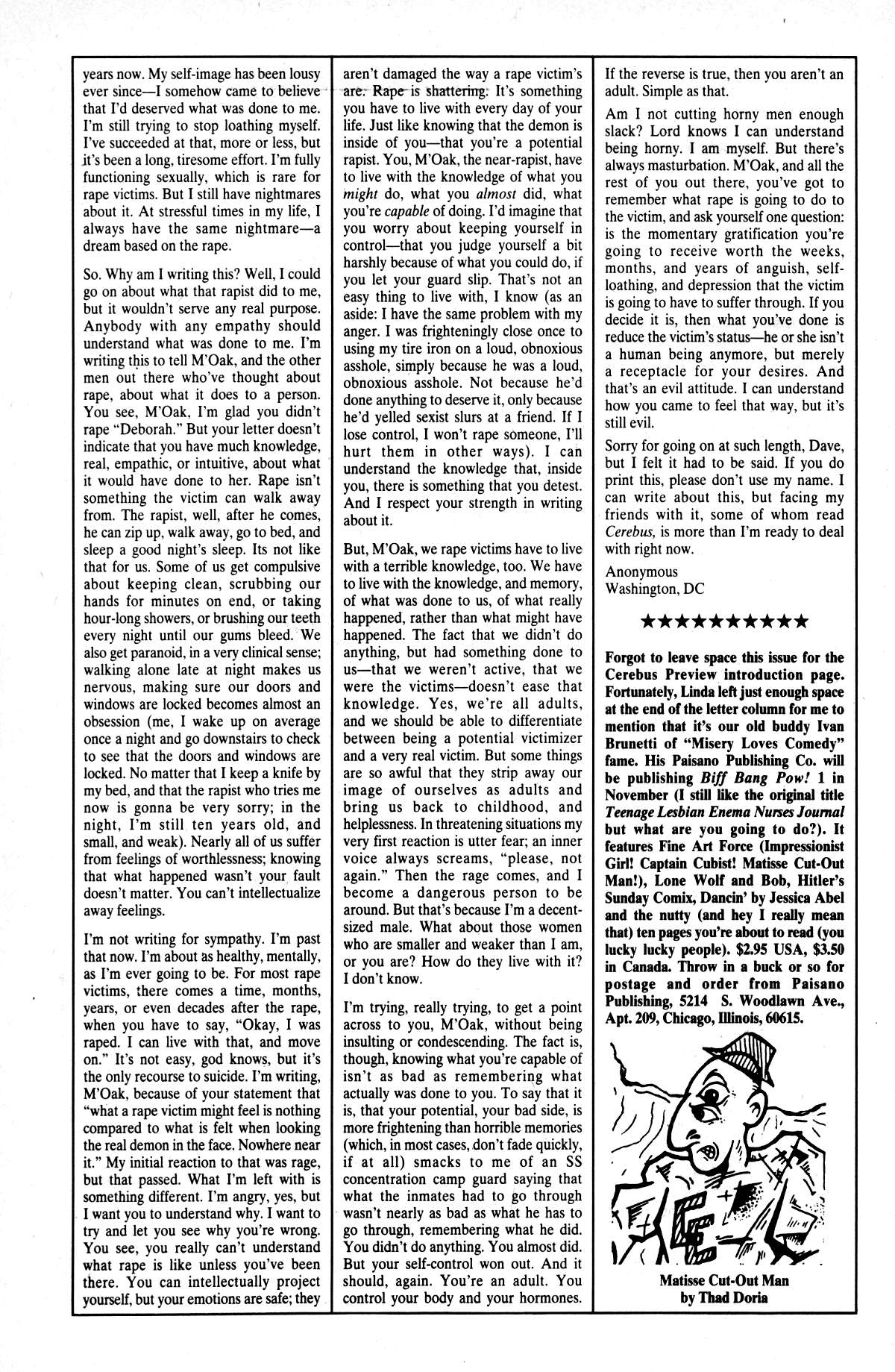 Read online Cerebus comic -  Issue #150 - 32