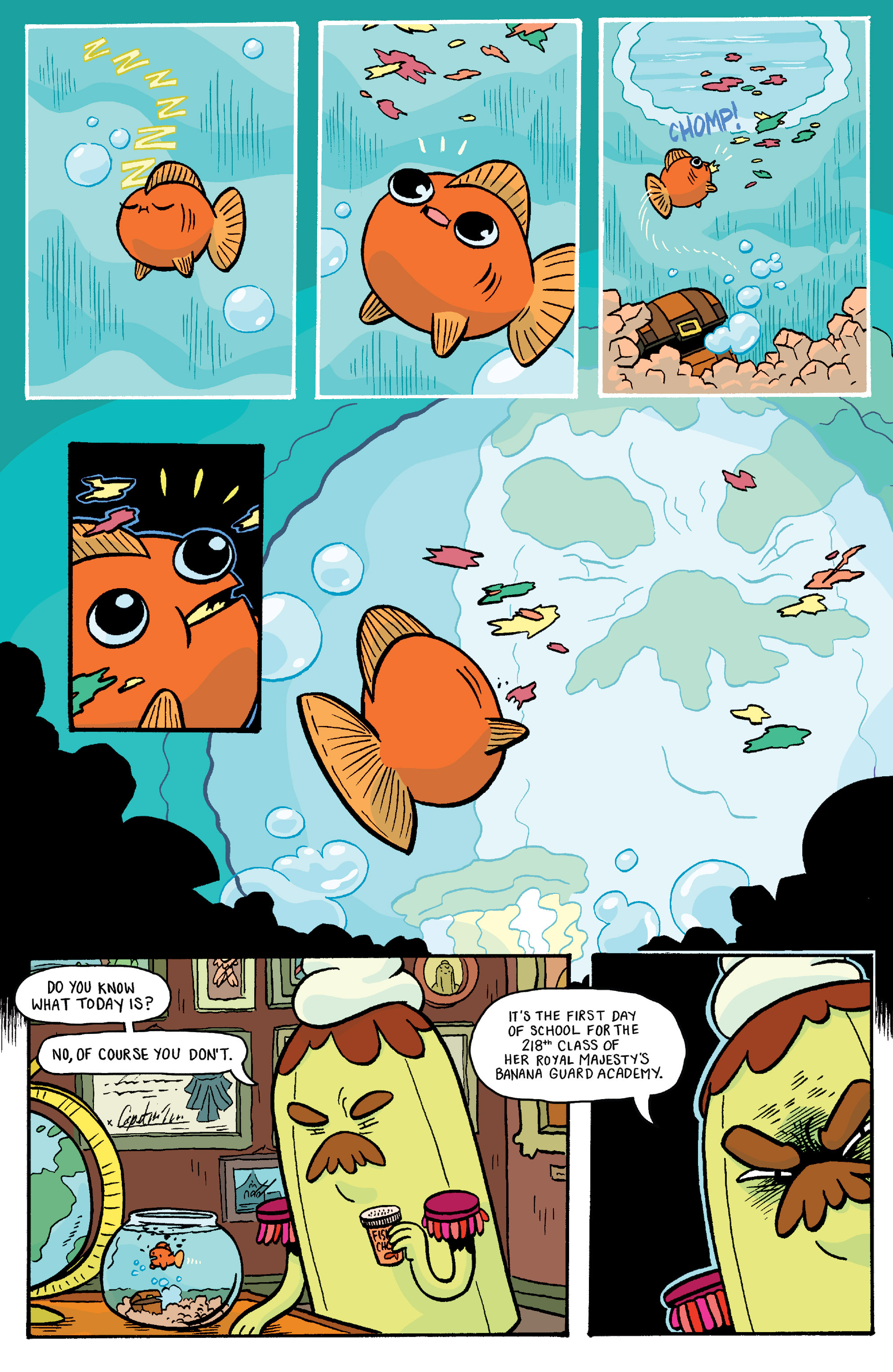 Read online Adventure Time: Banana Guard Academ comic -  Issue #2 - 3
