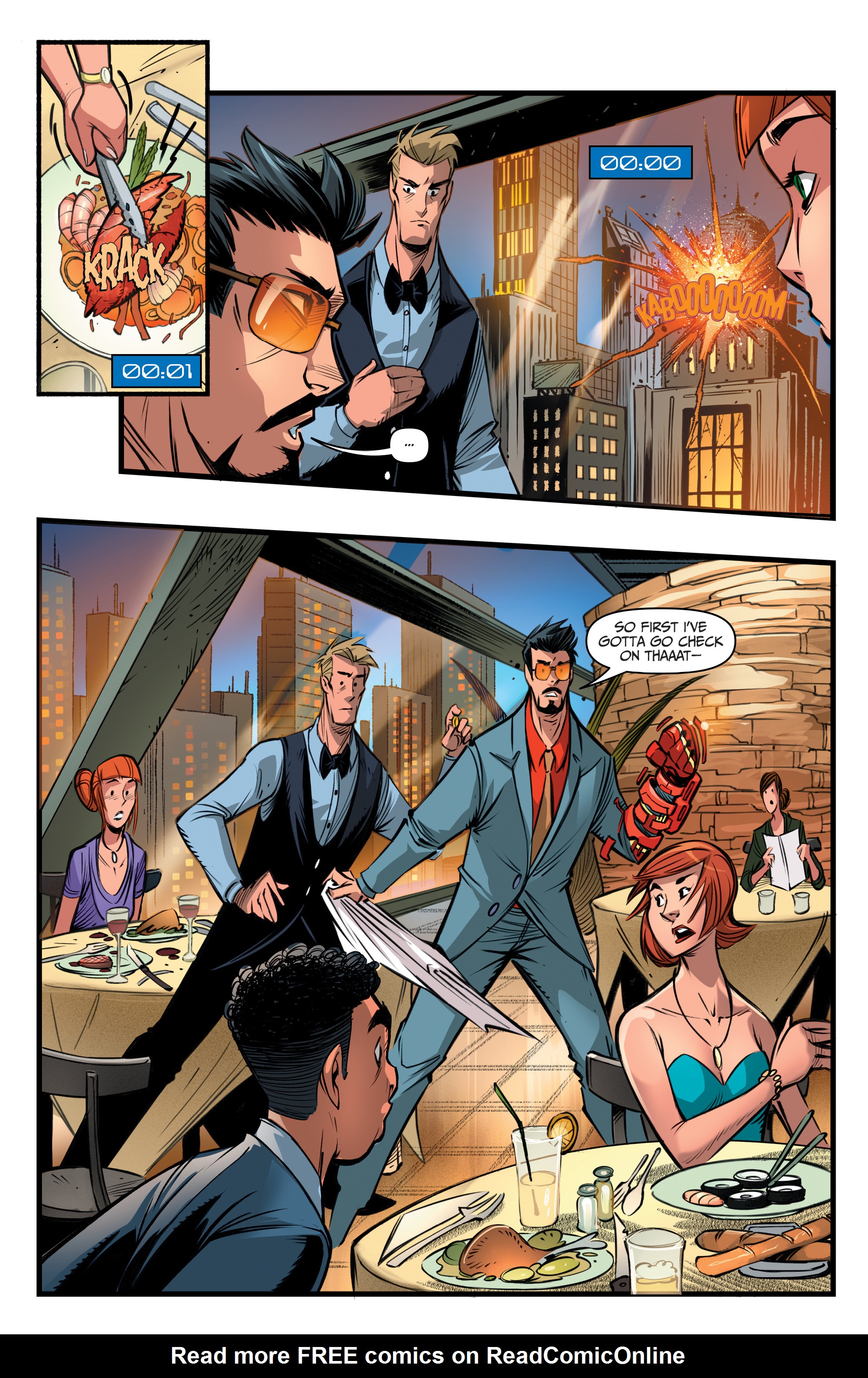 Read online Marvel Action: Avengers comic -  Issue #1 - 5