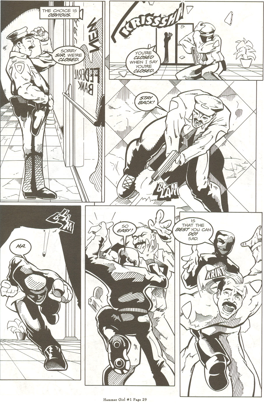Read online Hammer Girl comic -  Issue #1 - 31