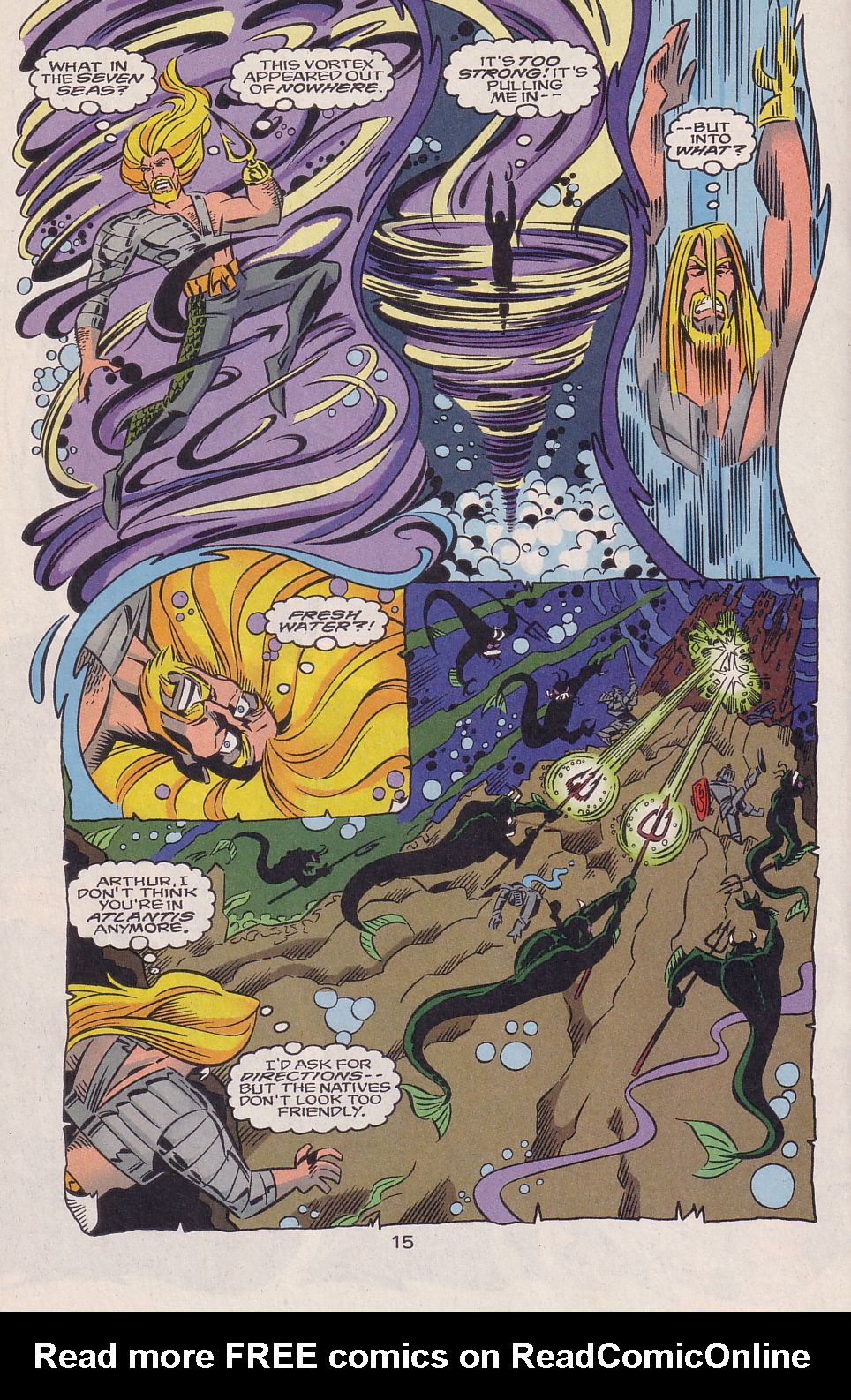 Read online Adventures in the DC Universe comic -  Issue #15 - 16