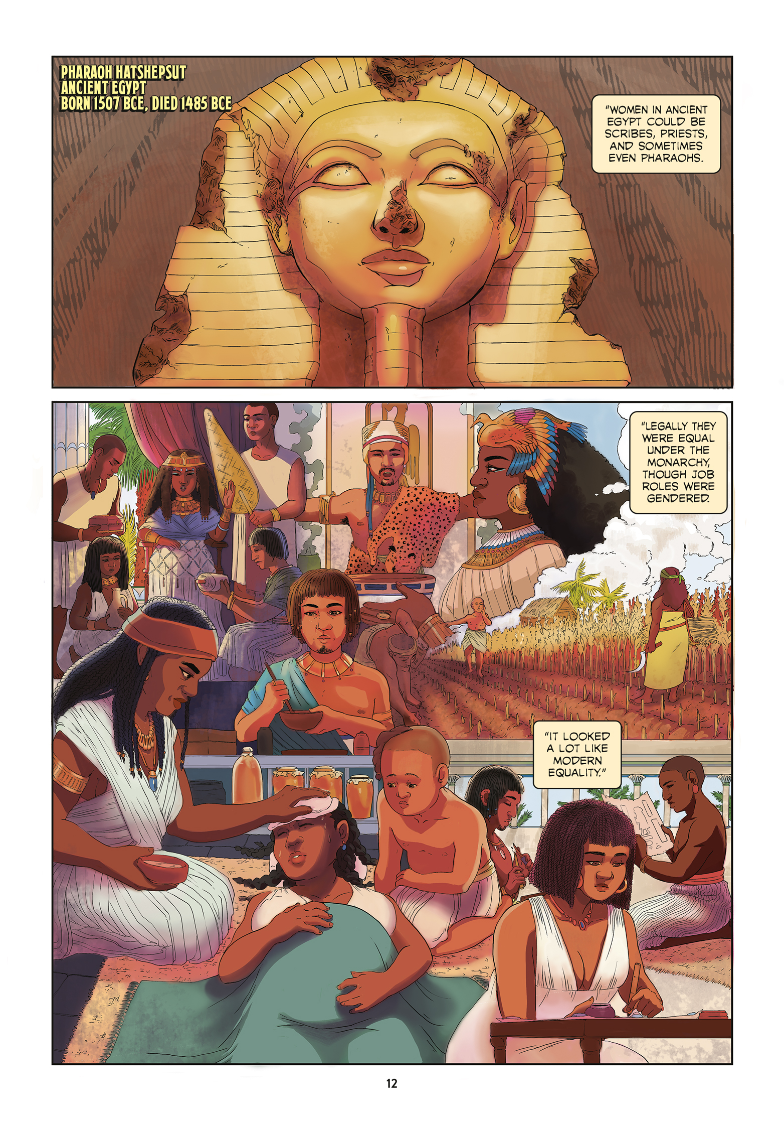 Read online Amazons, Abolitionists, and Activists: A Graphic History of Women's Fight for Their Rights comic -  Issue # TPB (Part 1) - 20