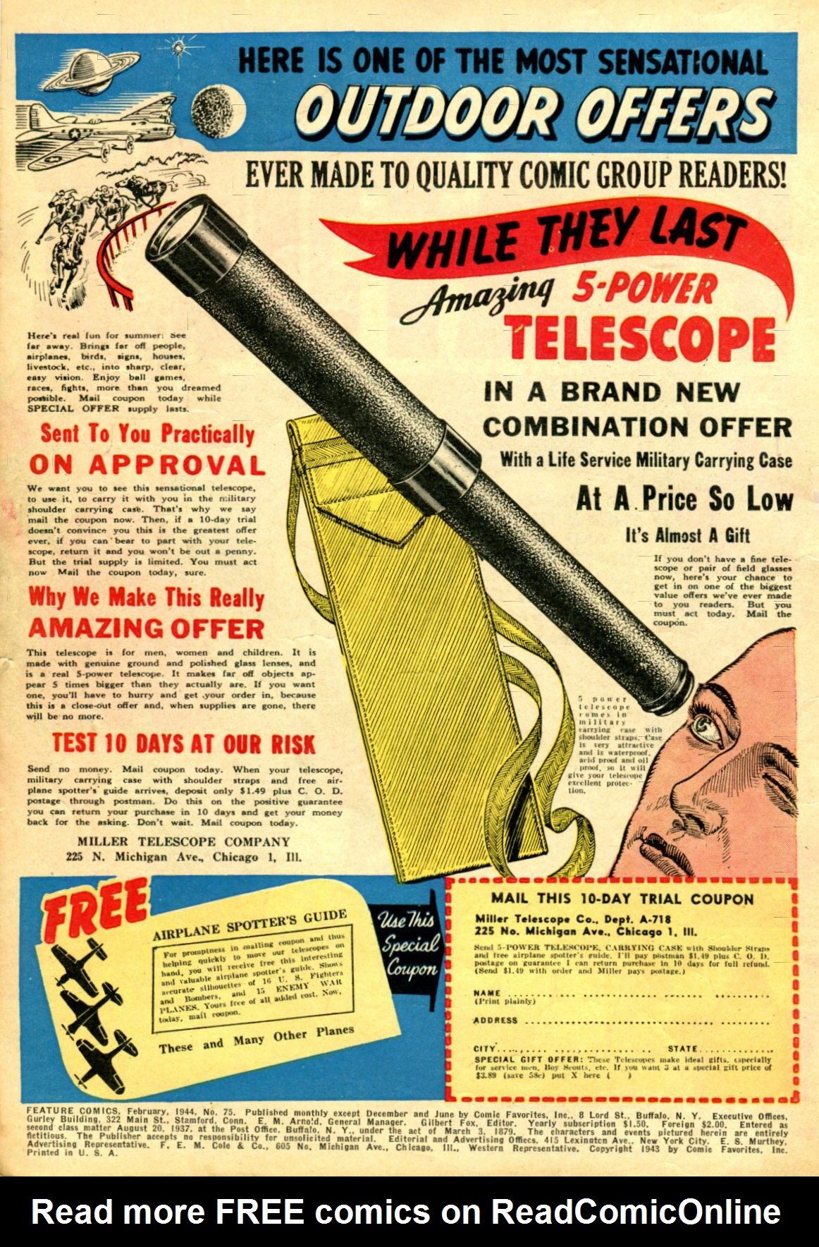 Read online Feature Comics comic -  Issue #75 - 2