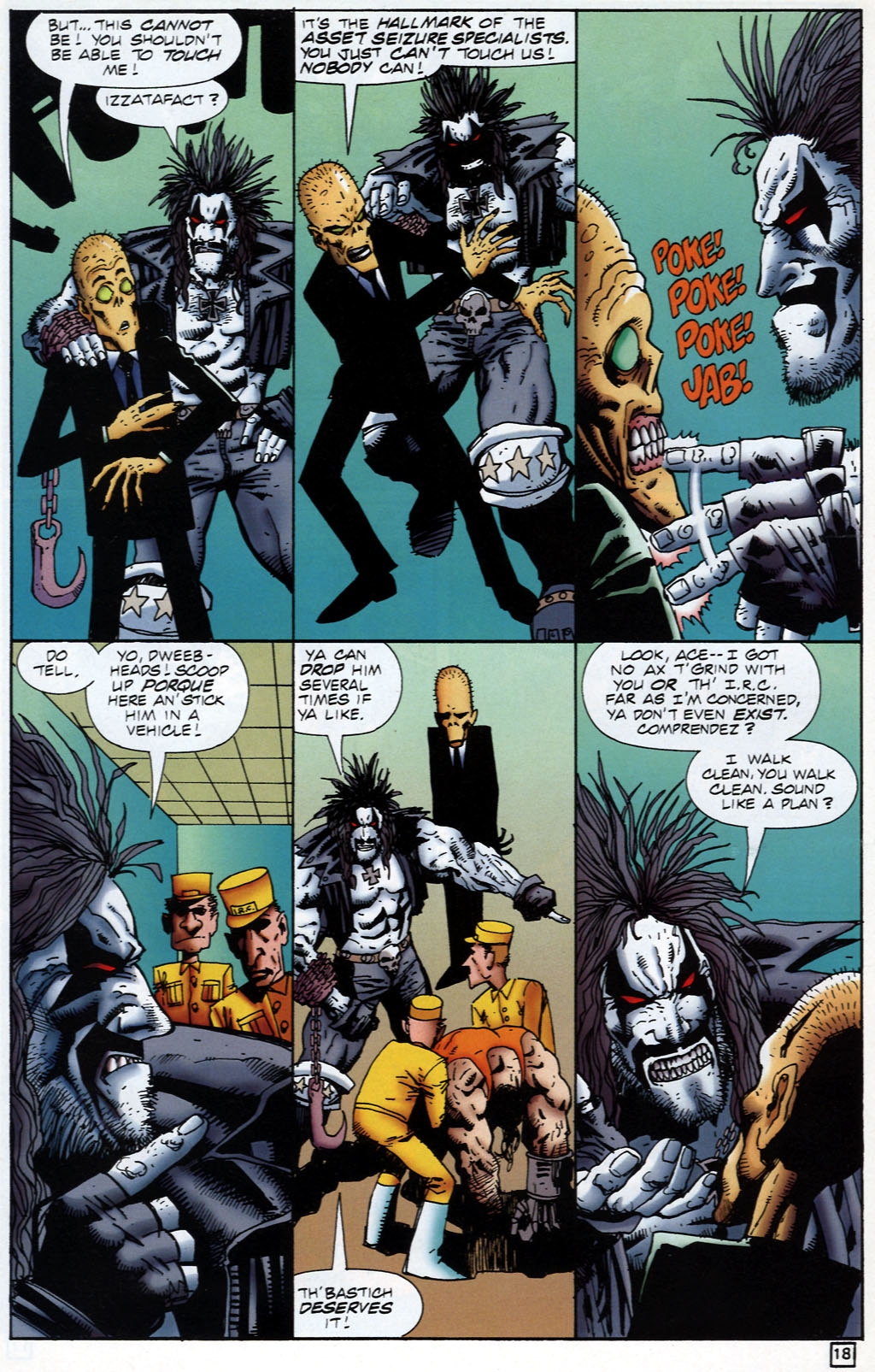 Read online Lobo: Death and Taxes comic -  Issue #3 - 18