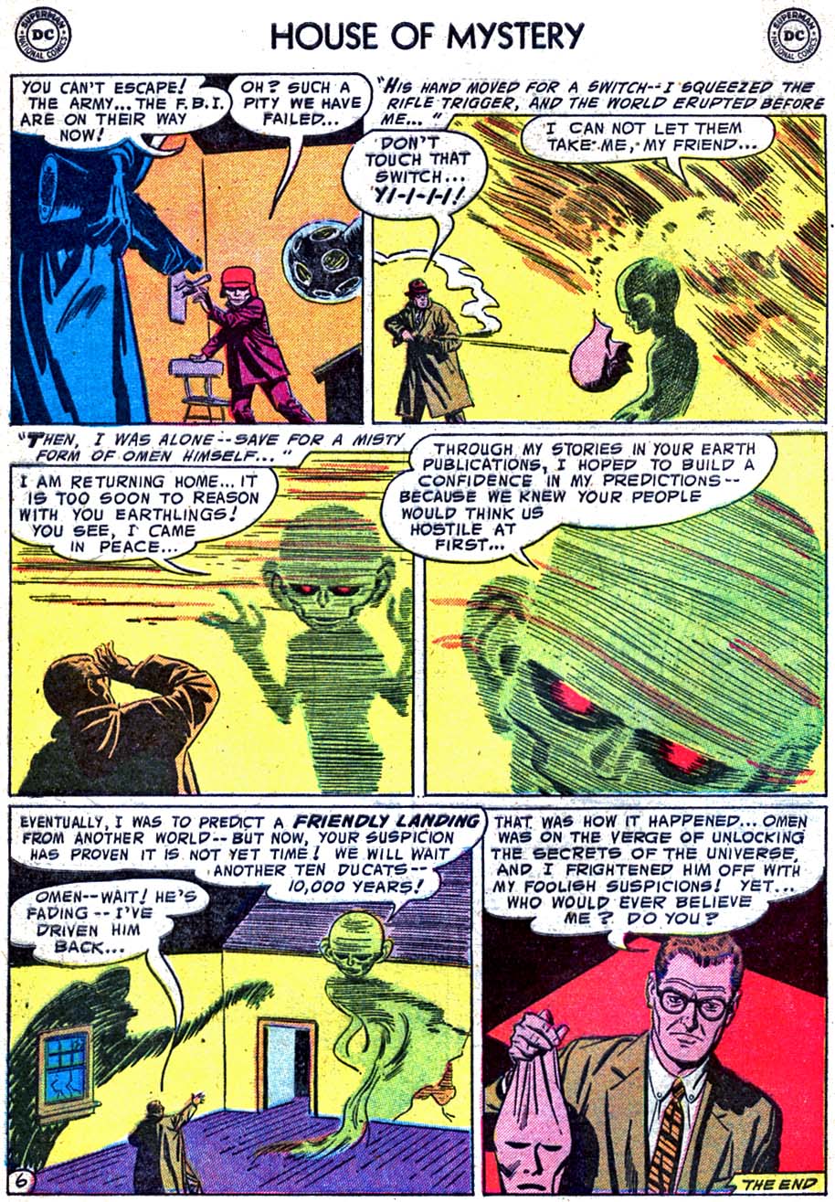 Read online House of Mystery (1951) comic -  Issue #49 - 8