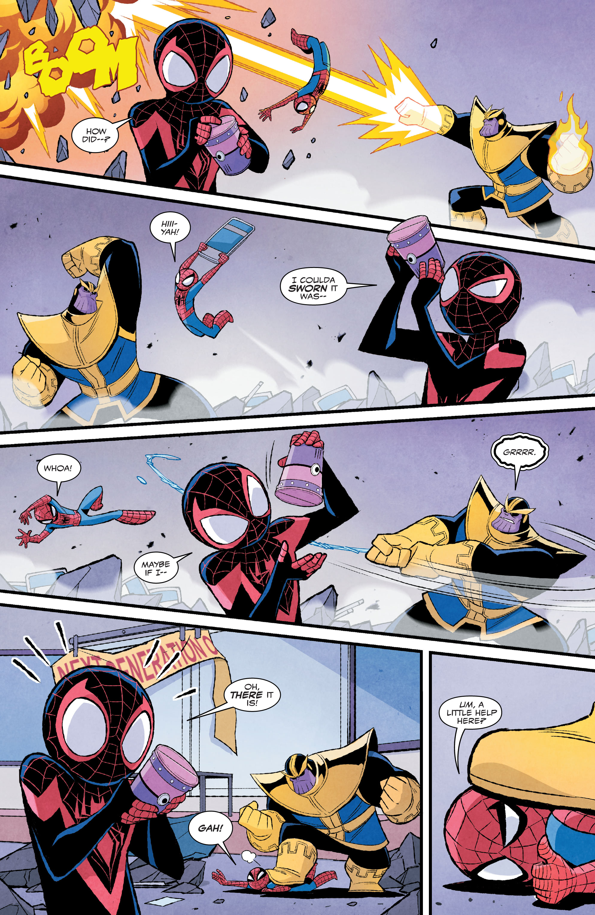 Read online Peter Parker And Miles Morales Spider-Men Double Trouble comic -  Issue #4 - 15
