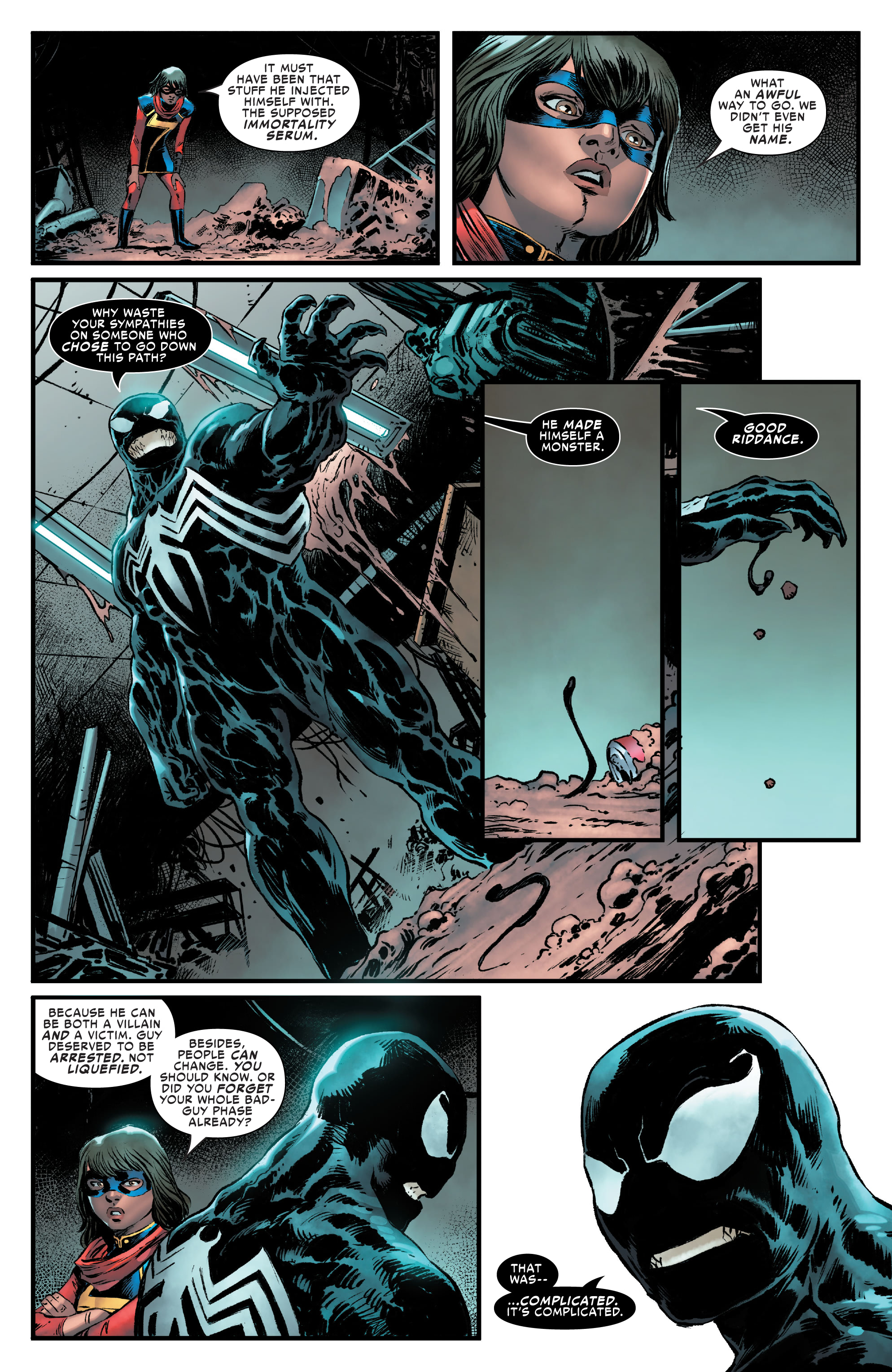 Read online Ms. Marvel & Venom comic -  Issue #1 - 21