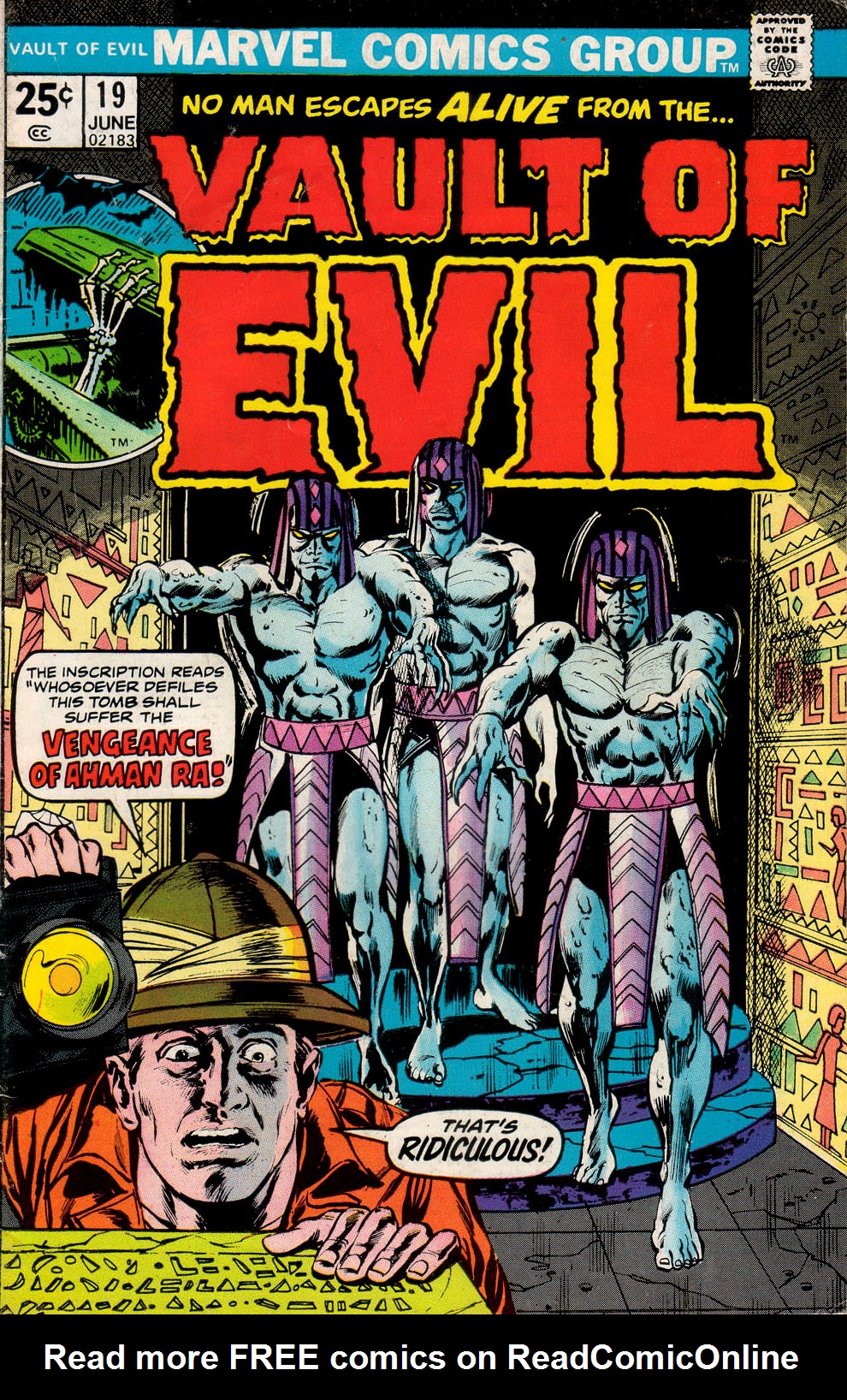 Read online Vault of Evil comic -  Issue #19 - 1