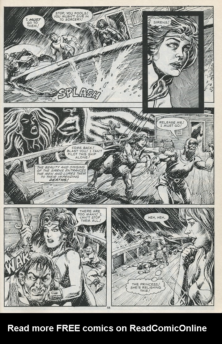 Read online The Savage Sword Of Conan comic -  Issue #187 - 57