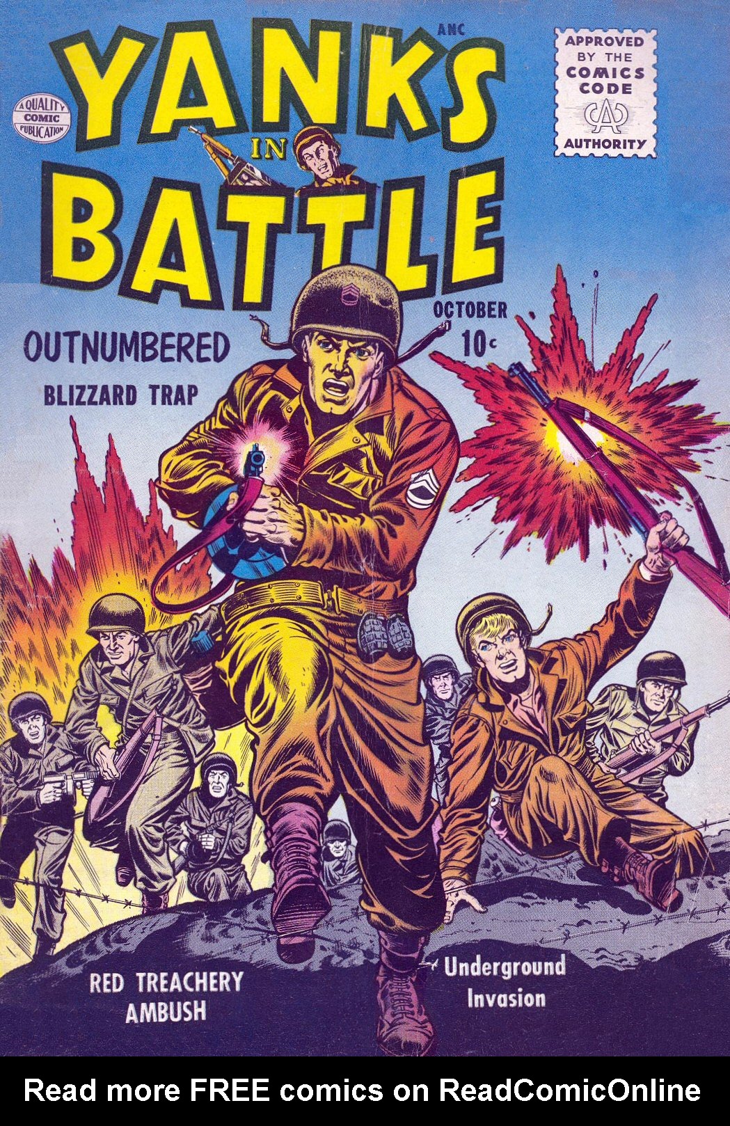 Read online Yanks In Battle comic -  Issue #2 - 1