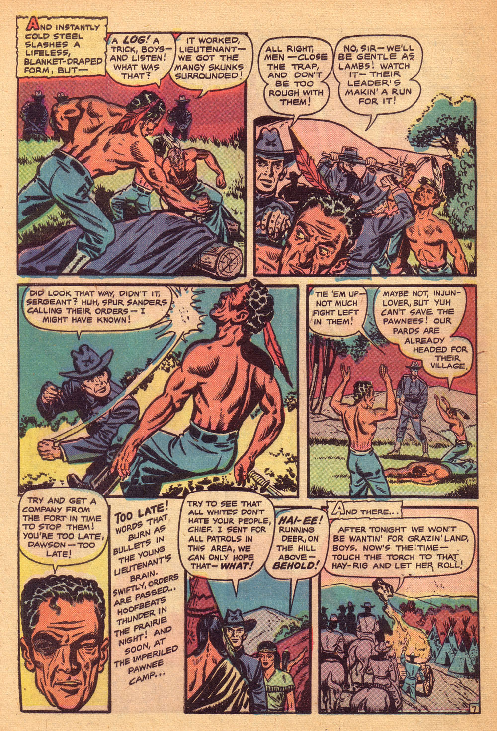 Read online Cowgirl Romances (1950) comic -  Issue #4 - 32