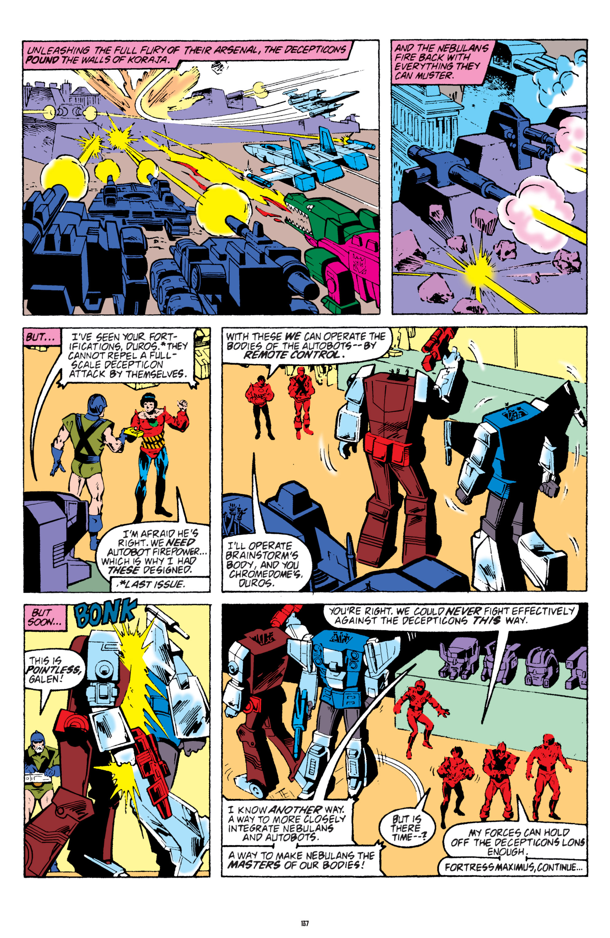 Read online The Transformers Classics comic -  Issue # TPB 7 - 136