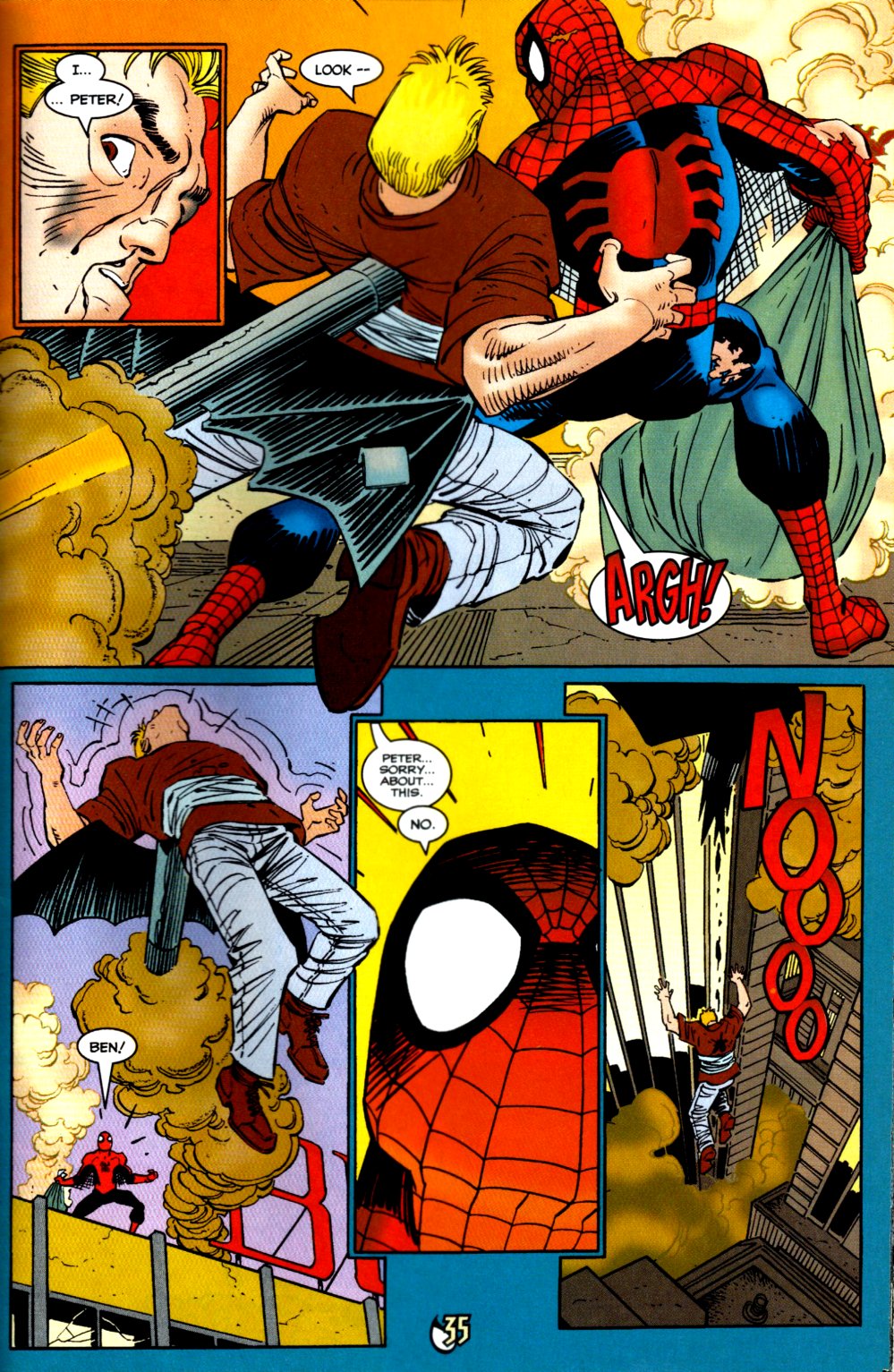 Read online Spider-Man (1990) comic -  Issue #75 - The Night Of The Goblin - 31