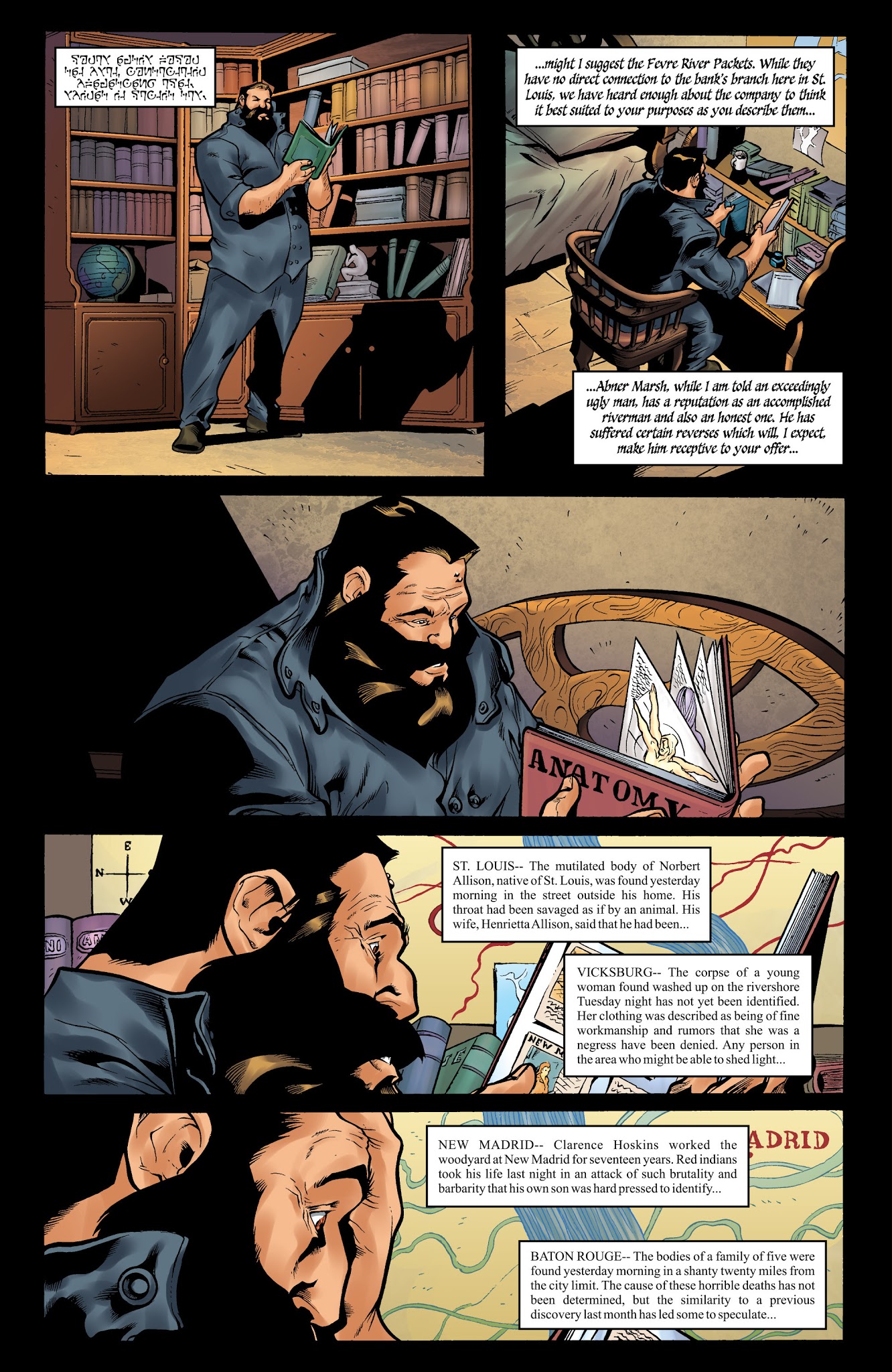 Read online George R.R. Martin's Fevre Dream comic -  Issue #3 - 9