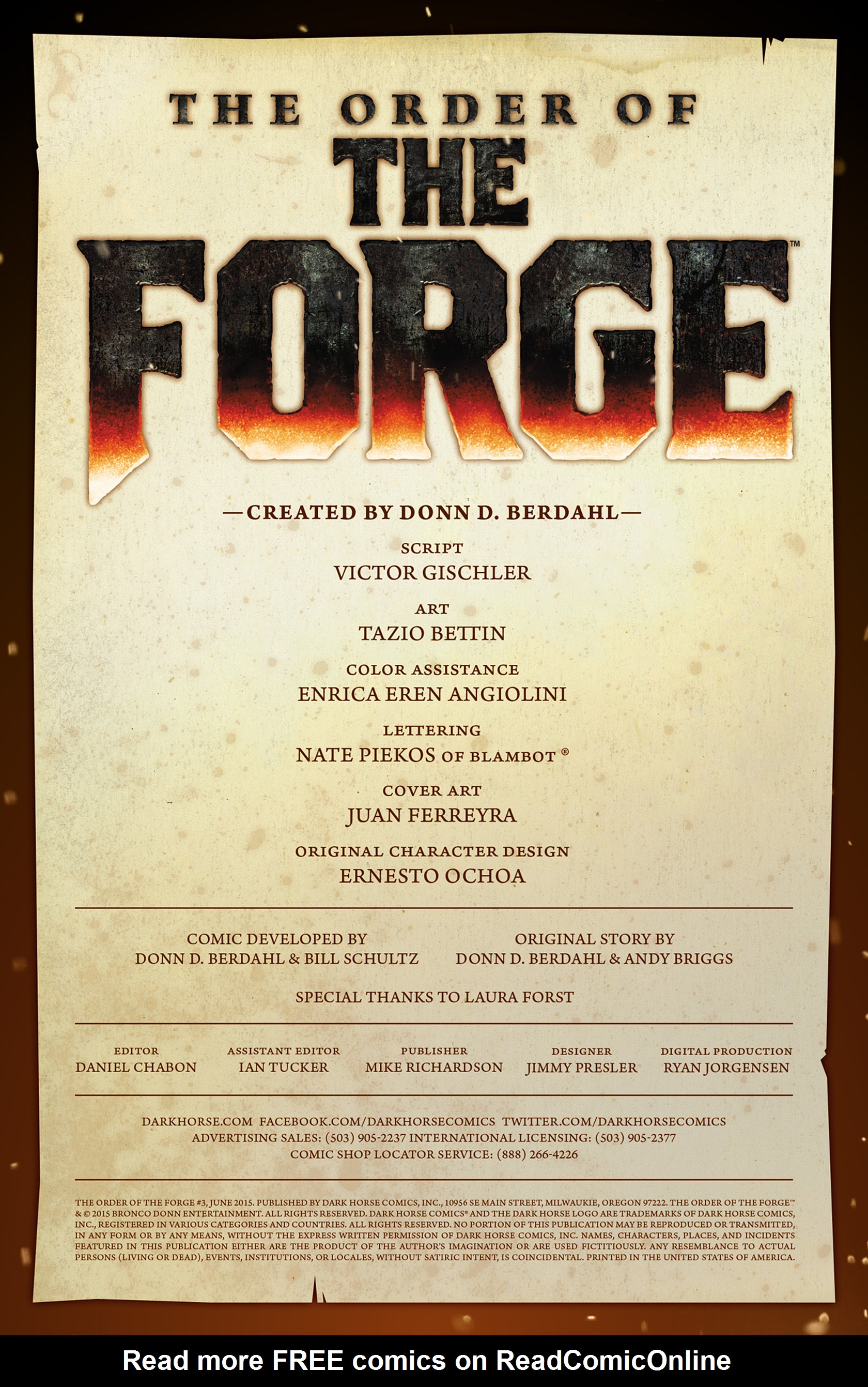 Read online The Order of the Forge comic -  Issue #3 - 2