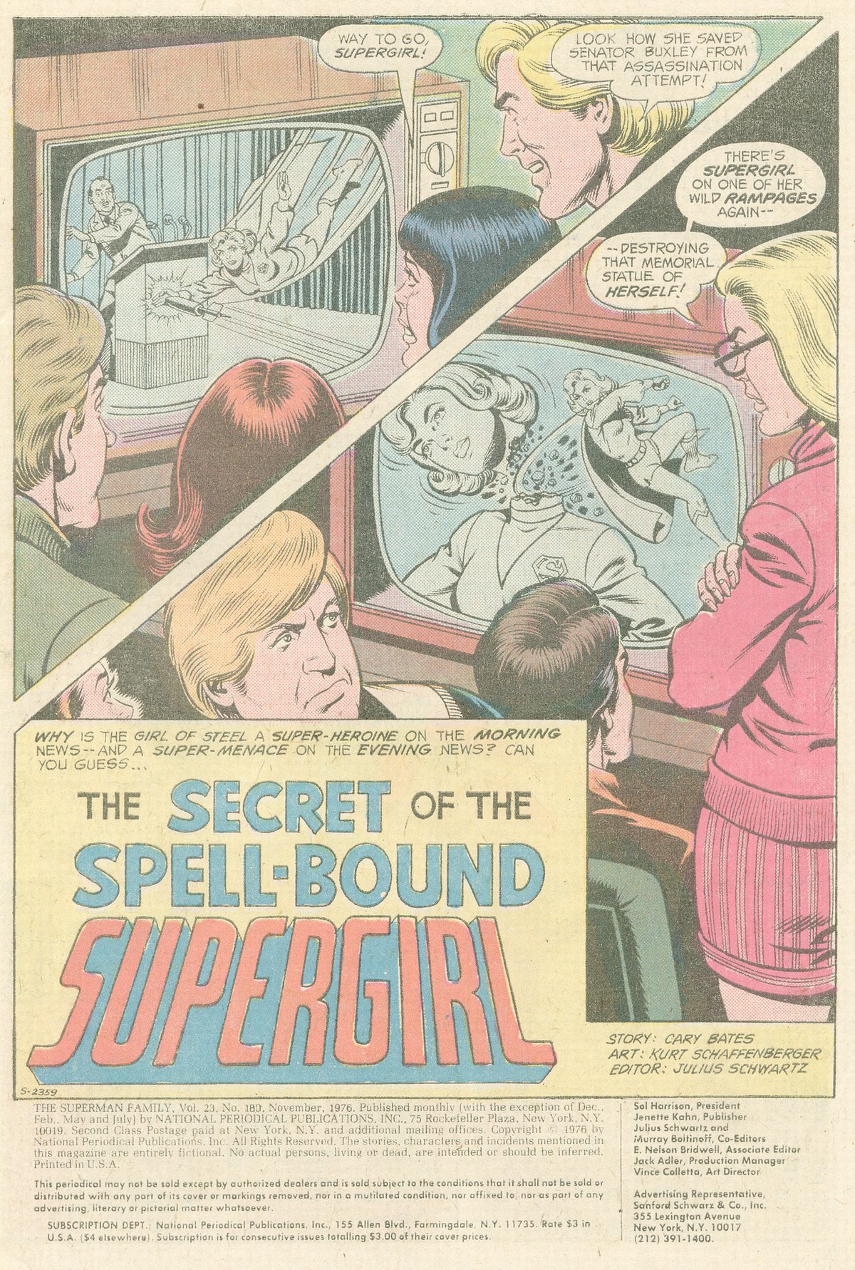 Read online The Superman Family comic -  Issue #180 - 3