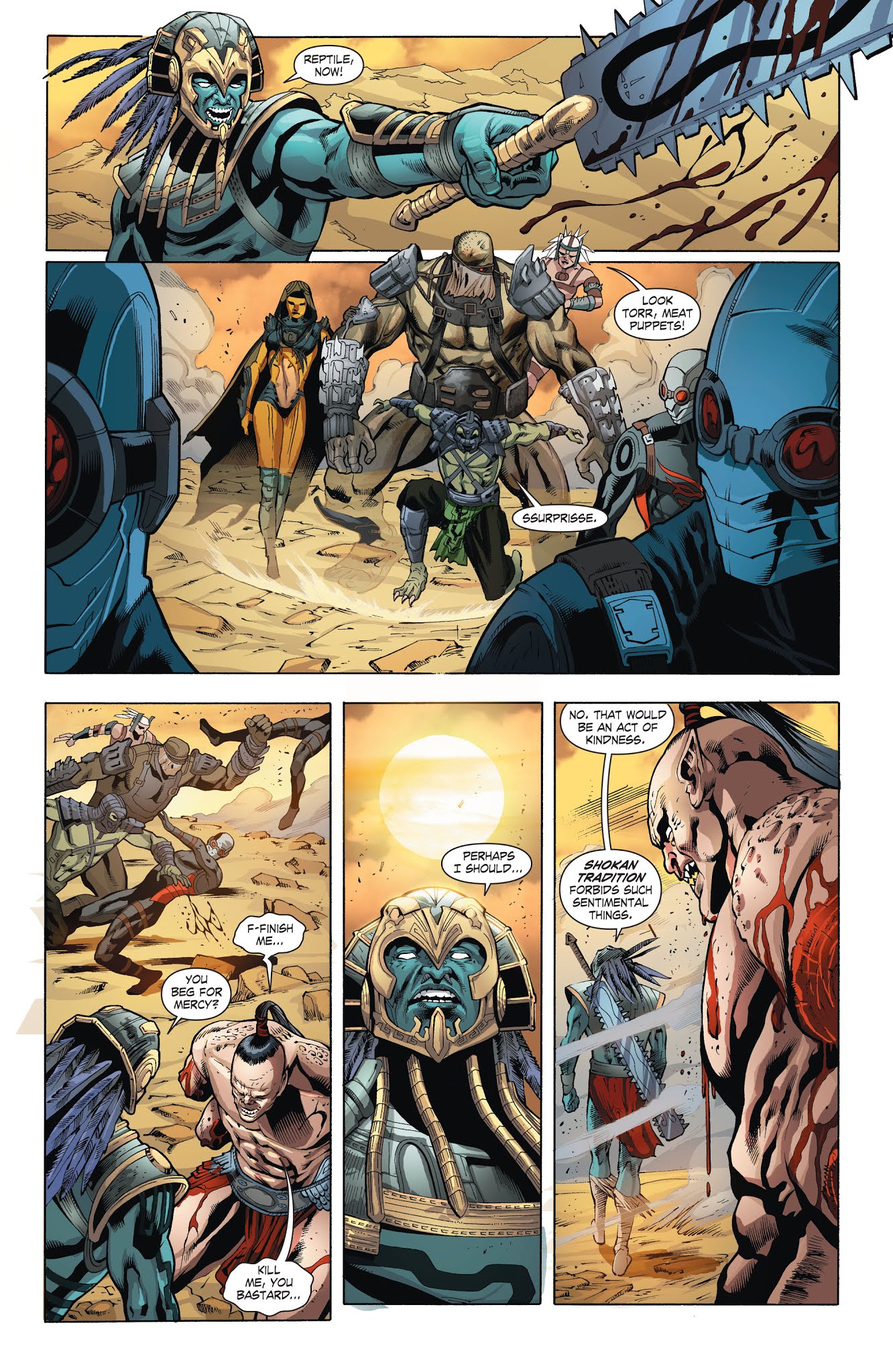 Read online Mortal Kombat X [I] comic -  Issue # _TPB 1 - 87