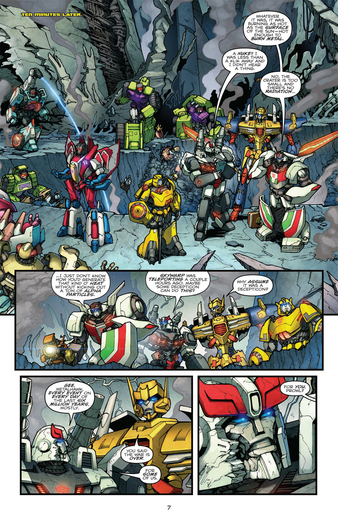 Read online Transformers: Robots In Disguise (2012) comic -  Issue #3 - 10