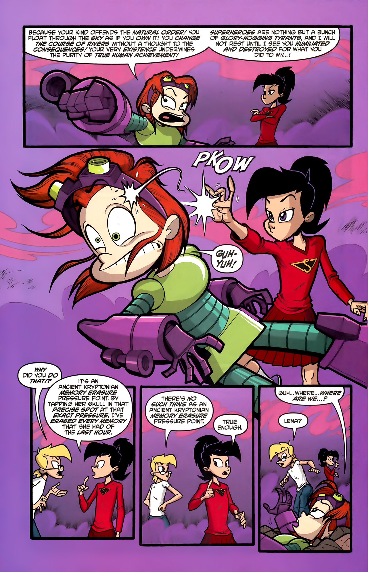 Read online Supergirl: Cosmic Adventures in the 8th Grade comic -  Issue #4 - 21