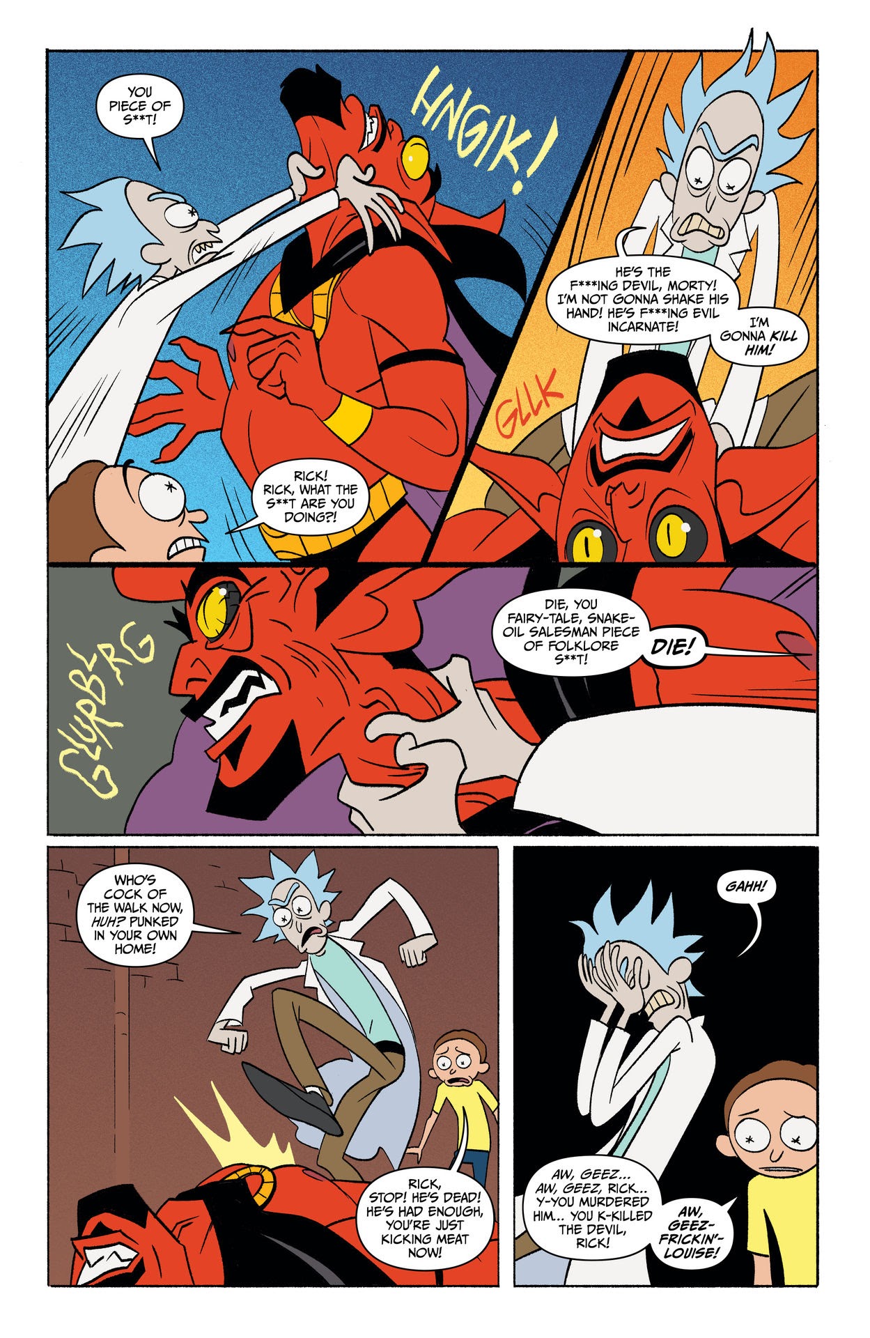 Read online Rick and Morty: Go to Hell comic -  Issue #5 - 19