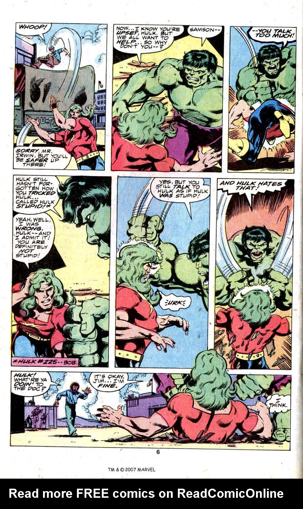 Read online The Incredible Hulk Annual comic -  Issue #7 - 8