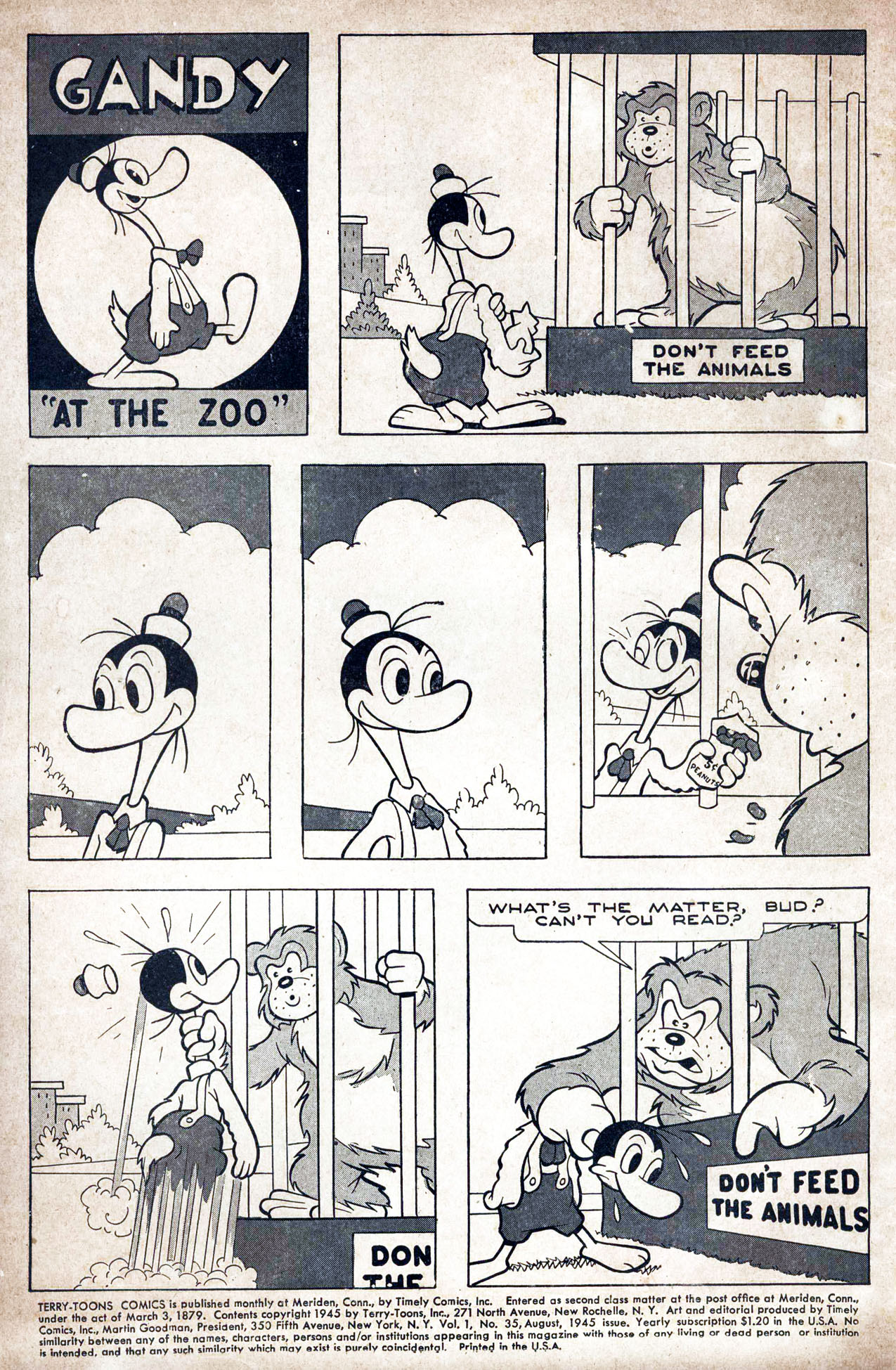 Read online Terry-Toons Comics comic -  Issue #35 - 2