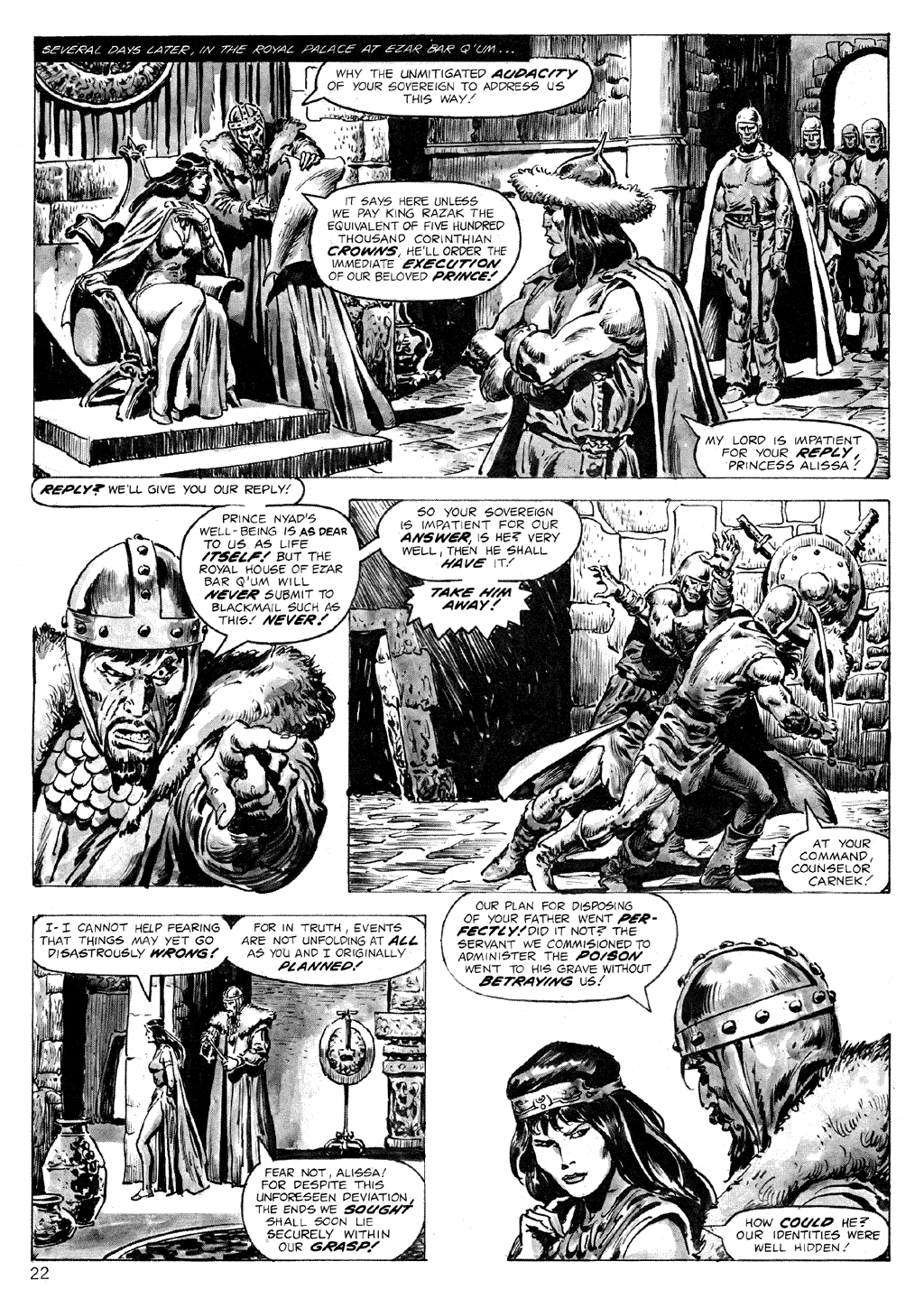 Read online The Savage Sword Of Conan comic -  Issue #71 - 22