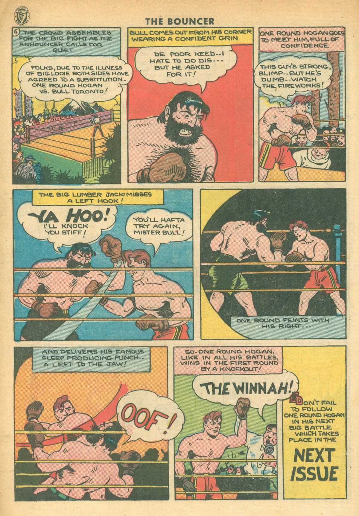 Read online The Bouncer (1944) comic -  Issue #11 - 18