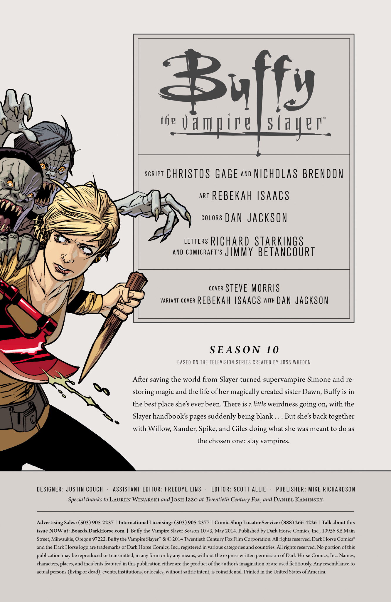 Read online Buffy the Vampire Slayer Season Ten comic -  Issue #3 - 2