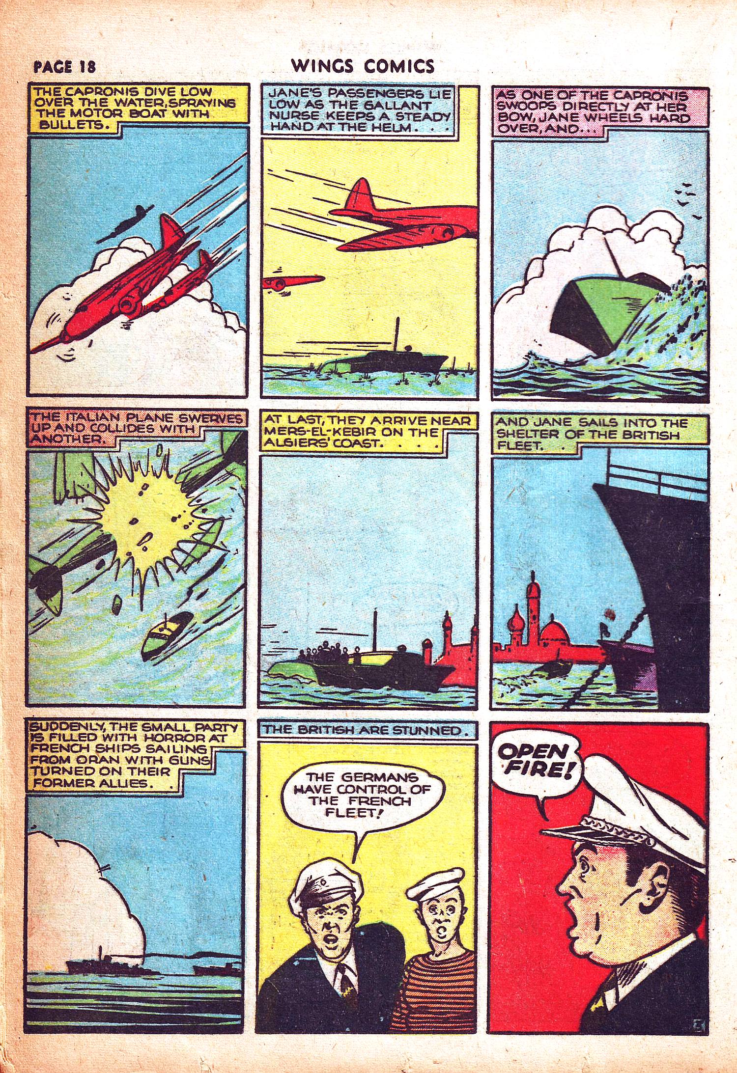 Read online Wings Comics comic -  Issue #3 - 20